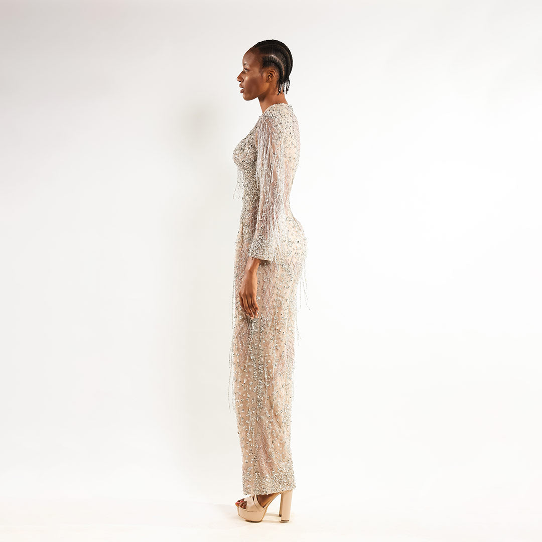 Crystal Cascade Chic Dress