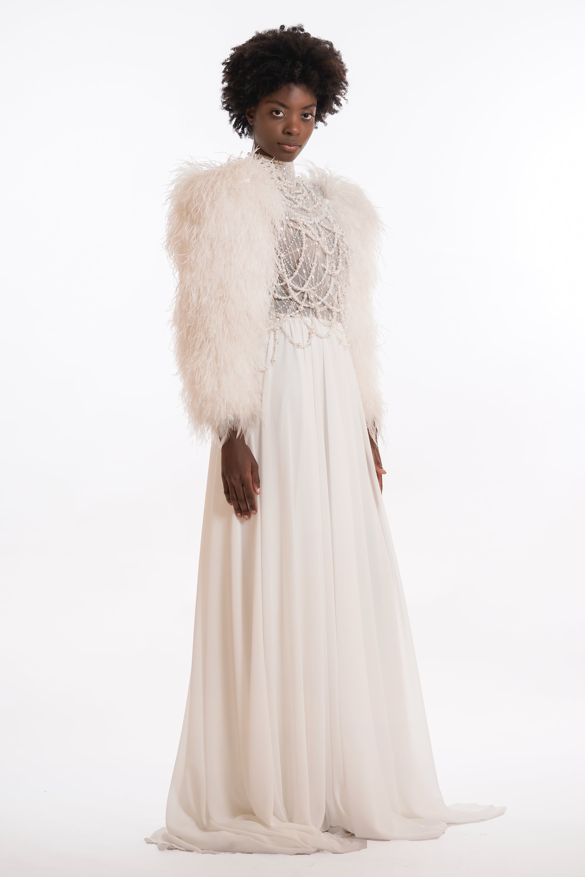 Swan's Feather Waltz Dress