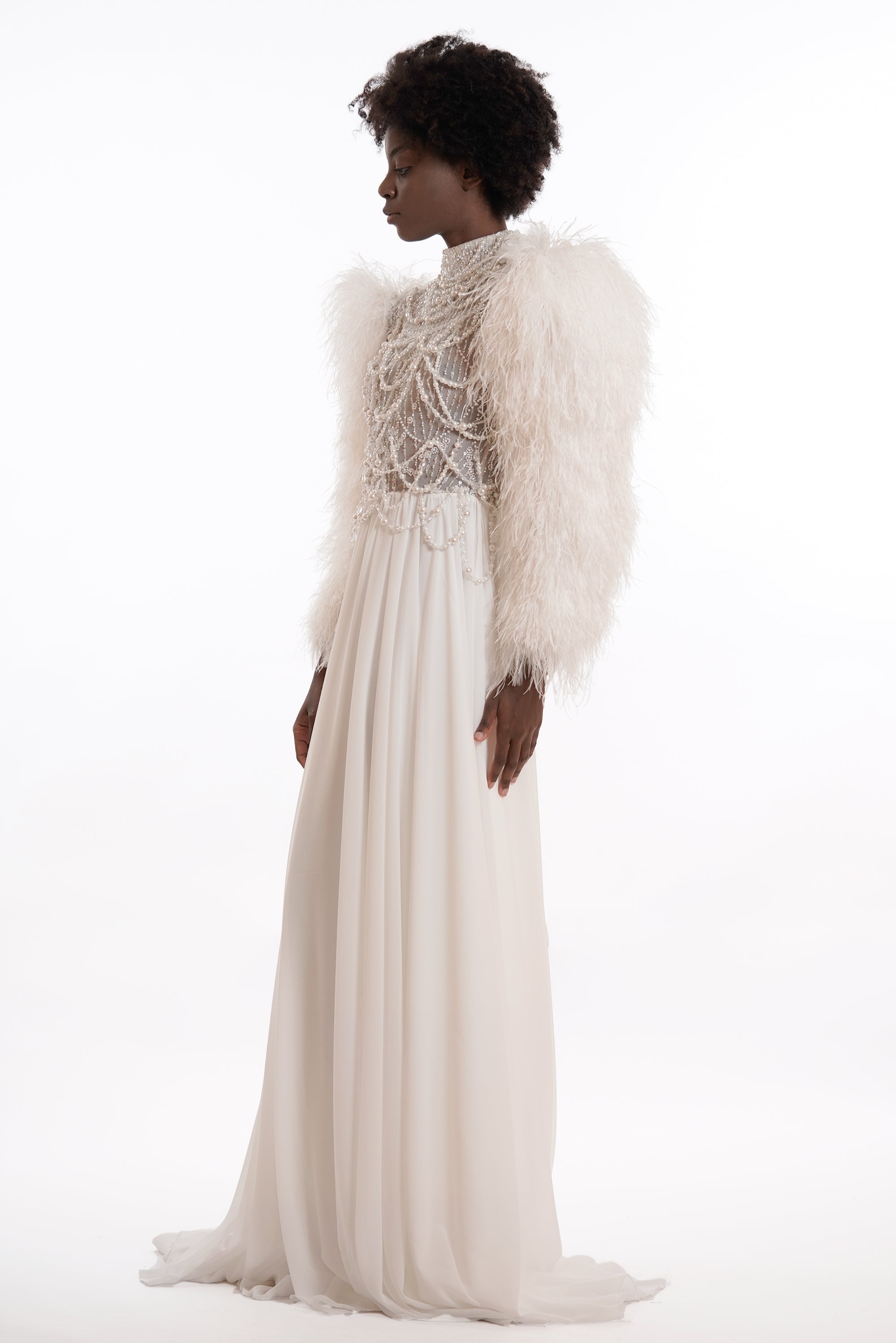 Swan's Feather Waltz Dress