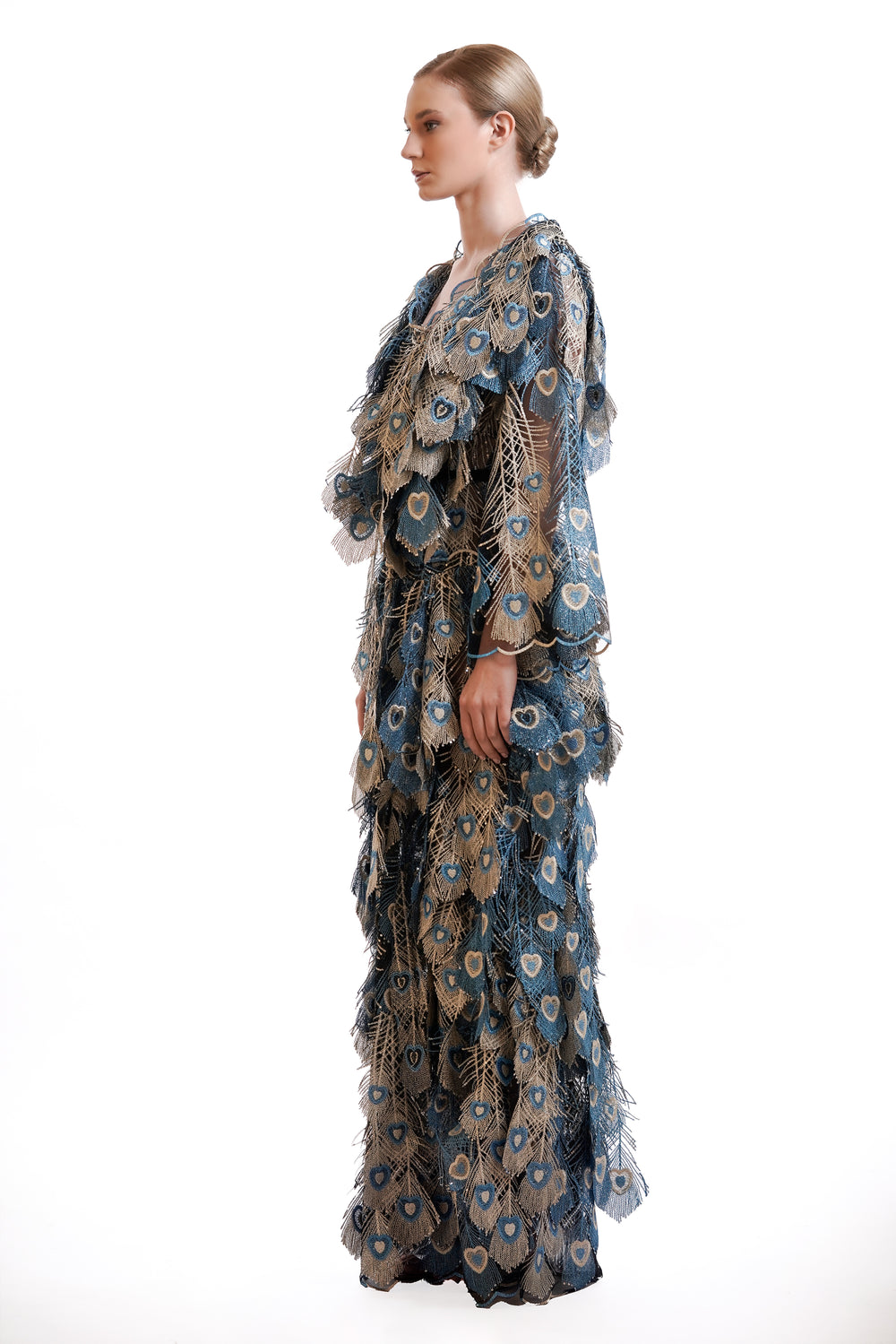 Azure Plumage Dress