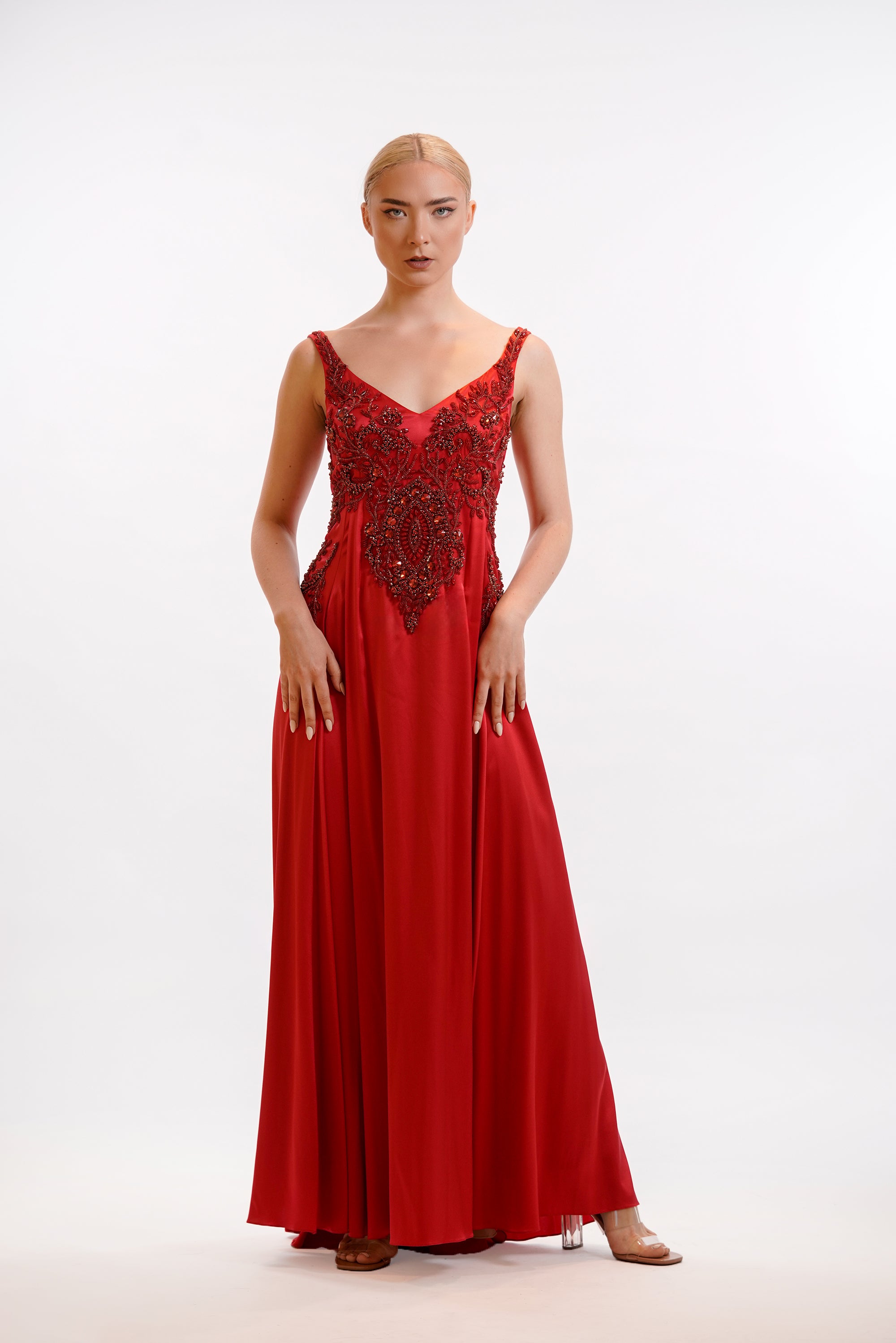 Crimson Splendor Dress