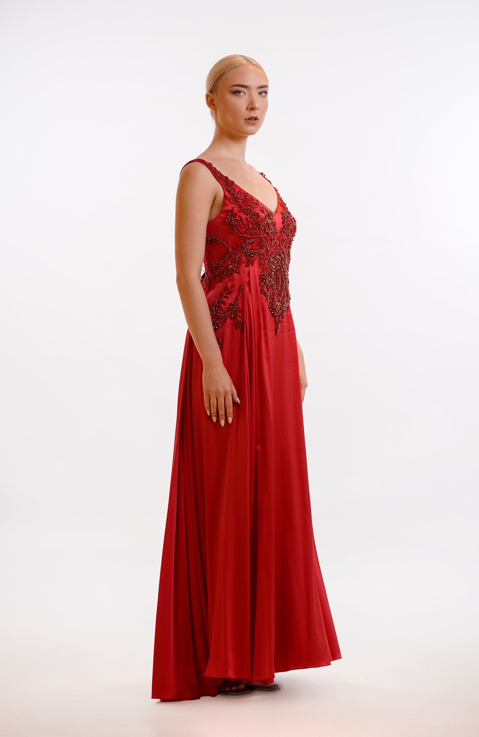 Crimson Splendor Dress