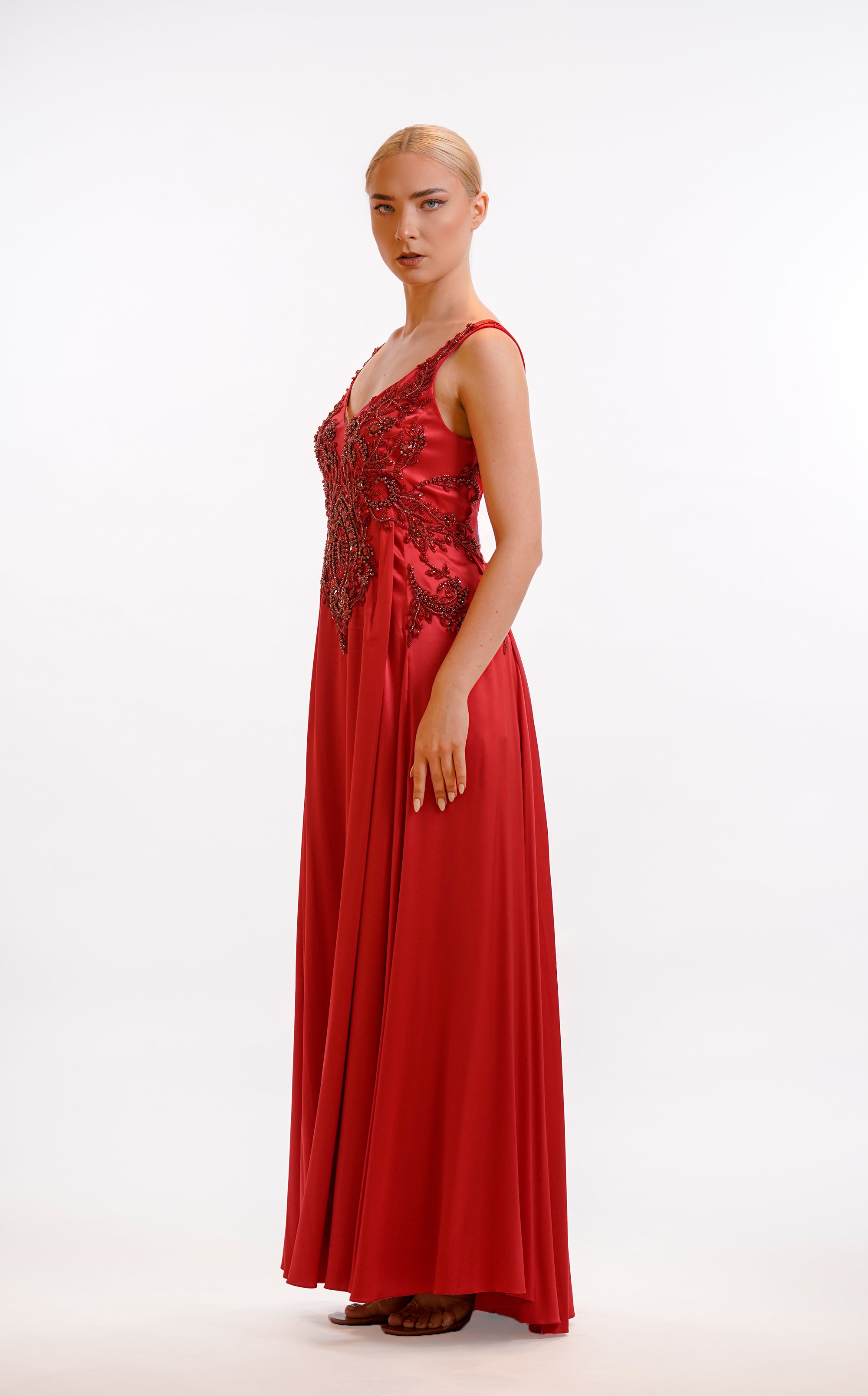 Crimson Splendor Dress