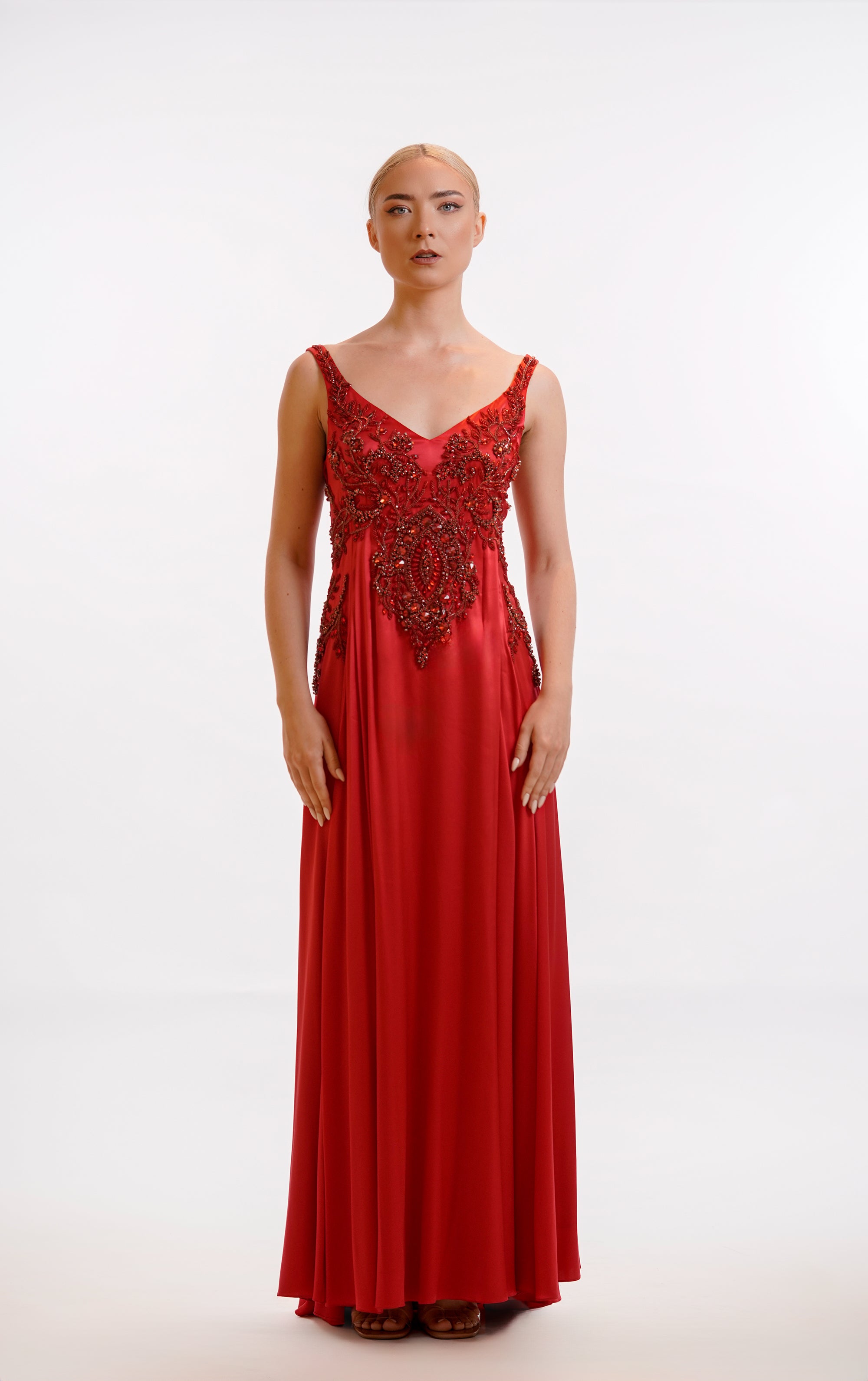 Crimson Splendor Dress