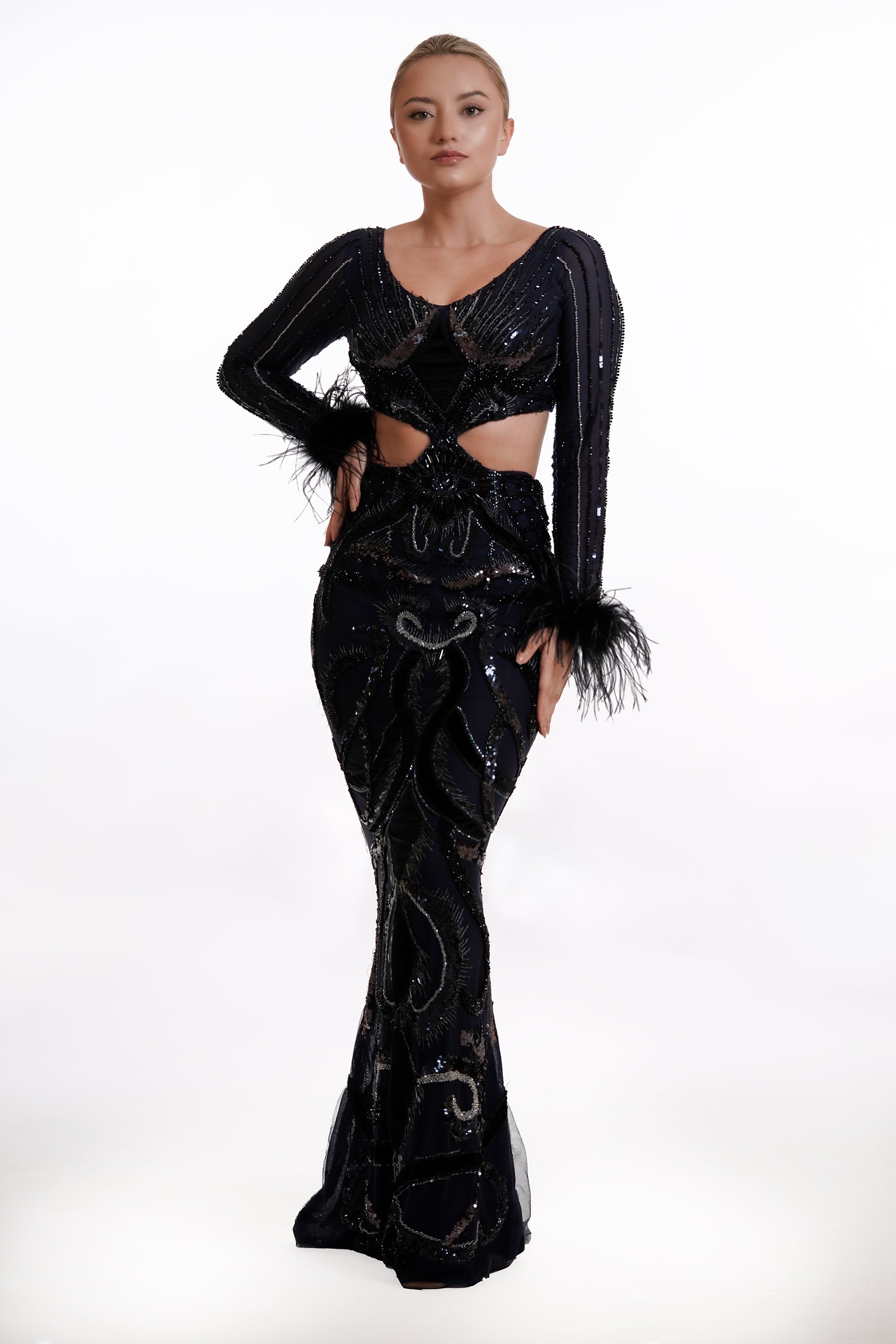 Midnight Majesty Black Sequin Party Dress Midnight Majesty Black Sequin Party Dress