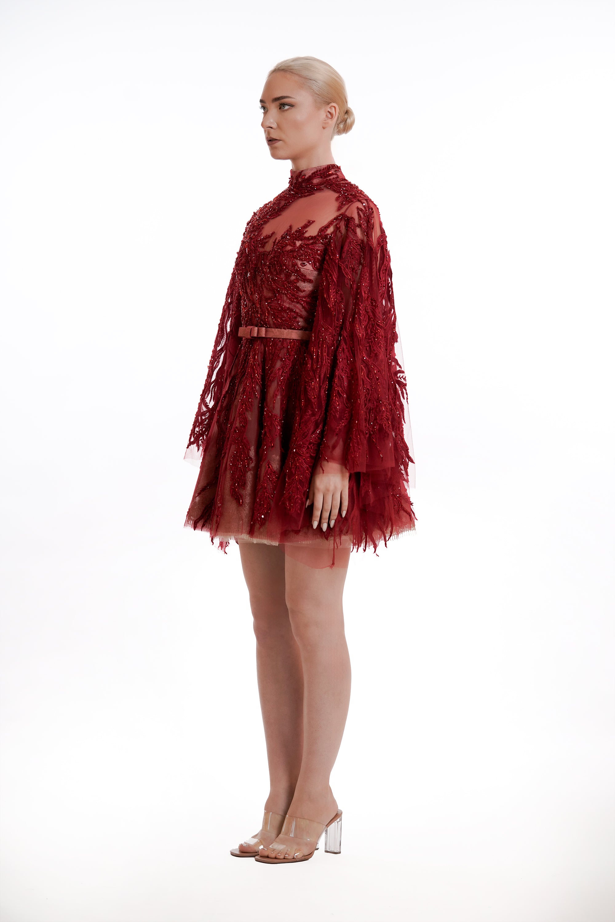 Swan's Scarlet Elegance Dress