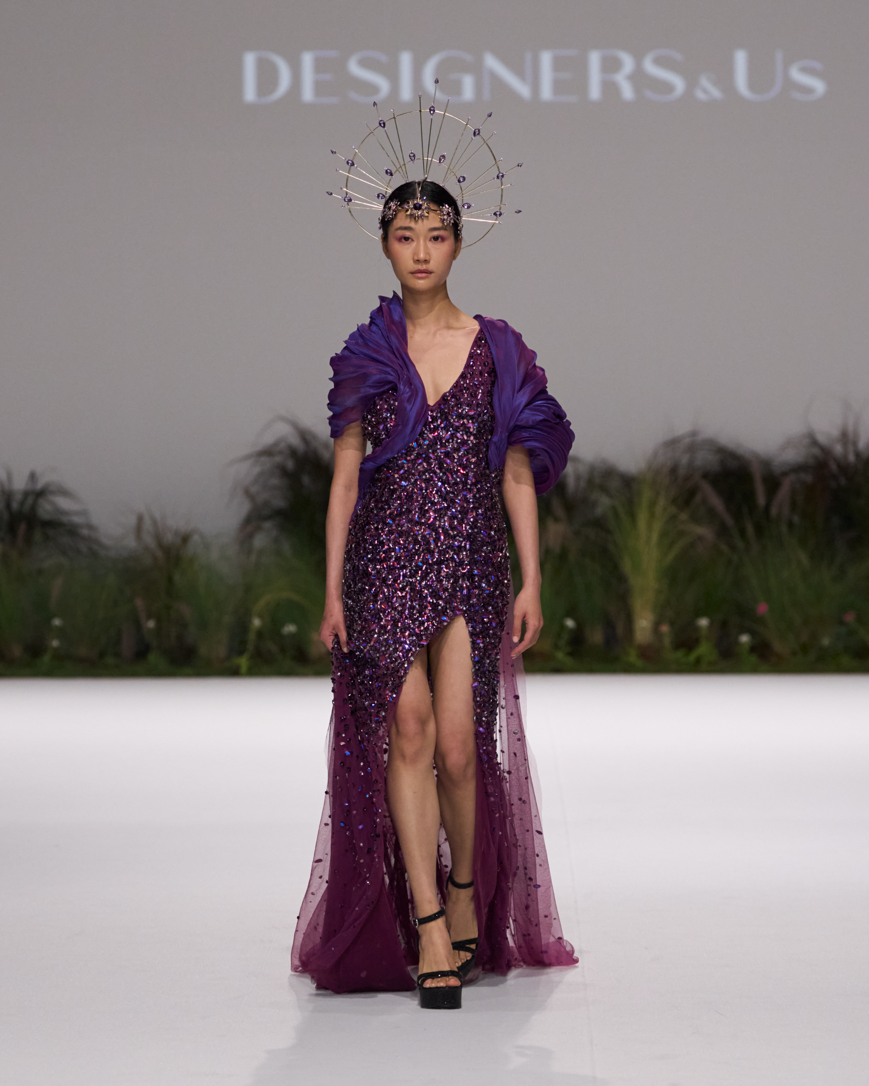 Amethyst Stone Dress | Nivin Bashiti Dress Amethyst Stone Dress | Nivin Bashiti Dress