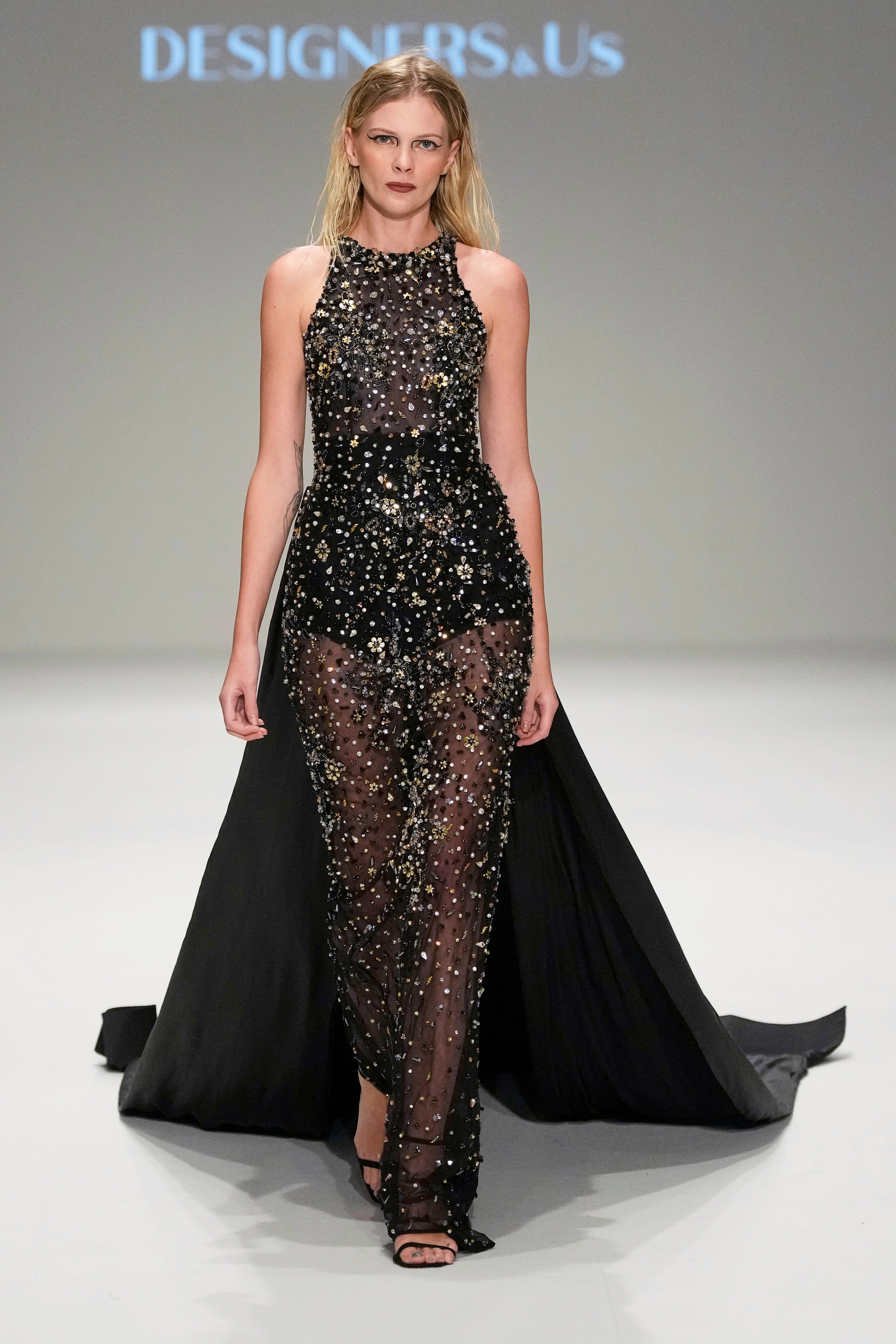 Swan's Midnight Enchantment Dress