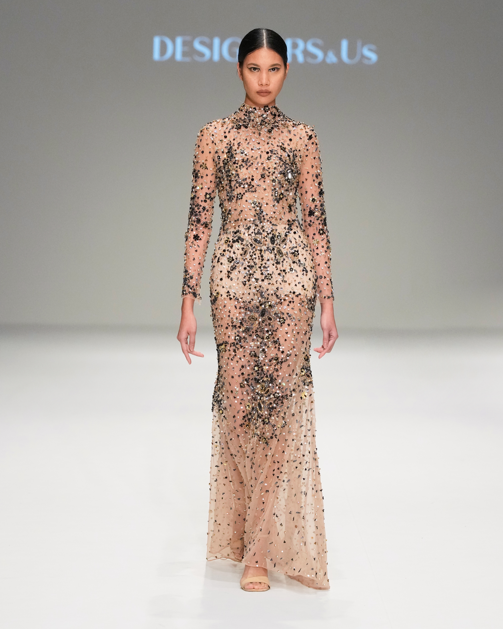 Swan's Radiant Elegance Dress