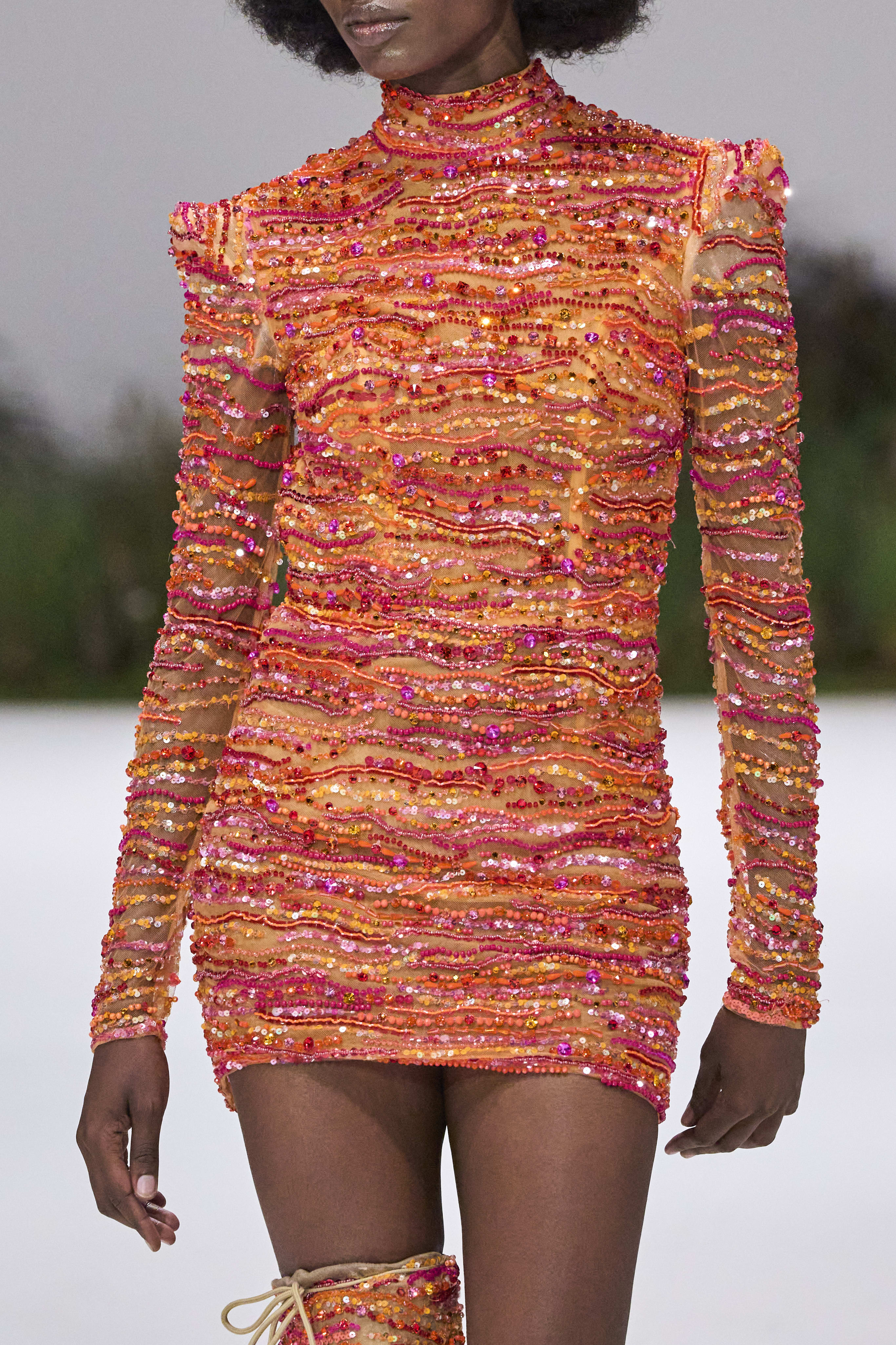Sunset Embellishment Dress