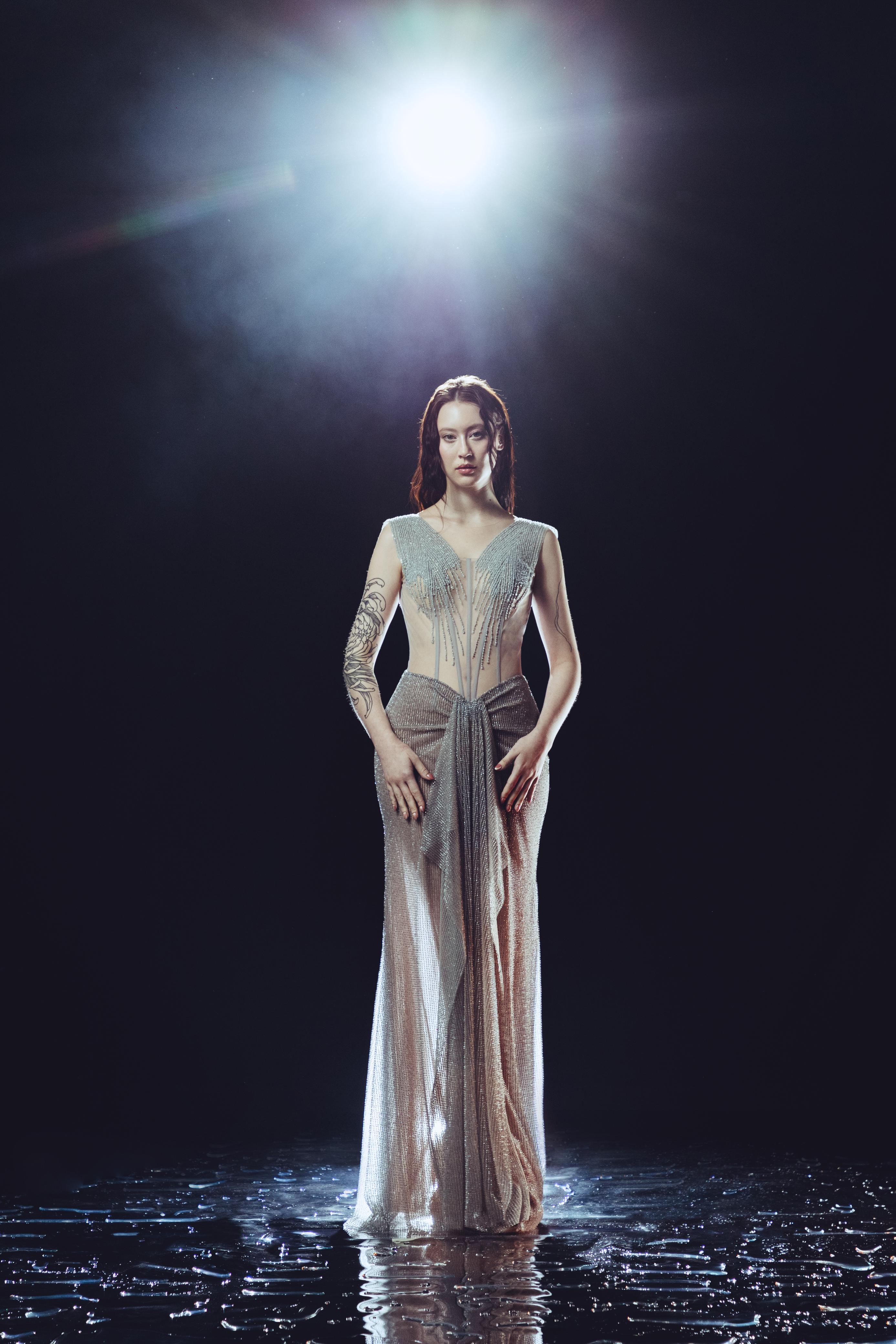 Celestial Elegance Dress - Luxury Haute Couture Maxi Dress Designers & Us Celestial Elegance Dress - Luxury Haute Couture Maxi Dress Designers & Us