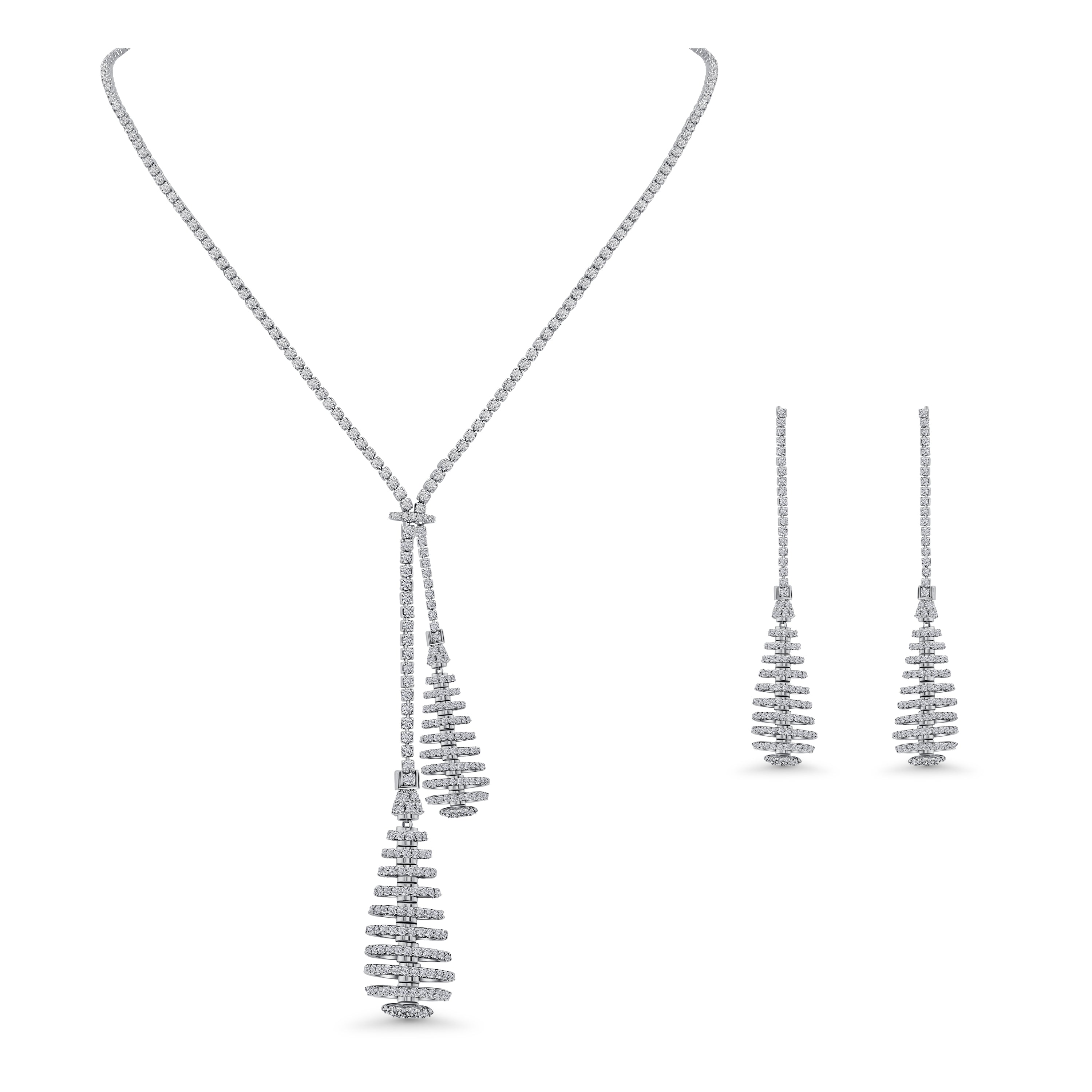 Riviera - Set of Necklace and Earrings