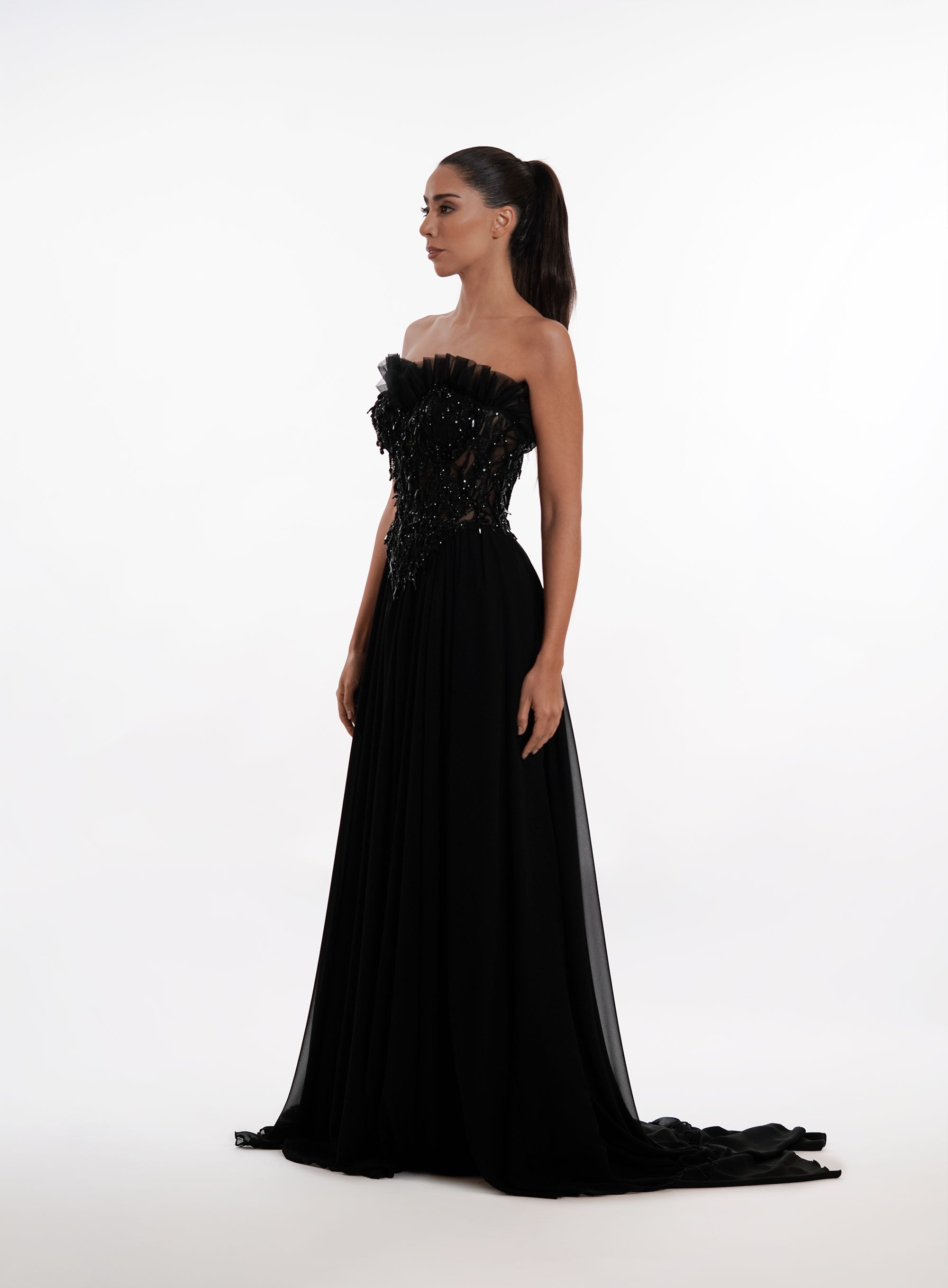Obsidian Elegance Dress