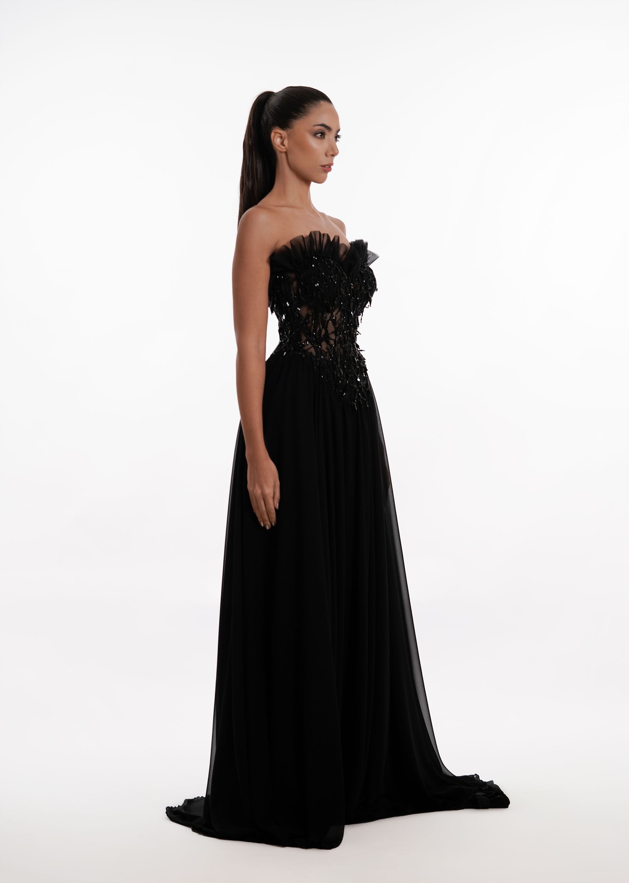 Obsidian Elegance Dress