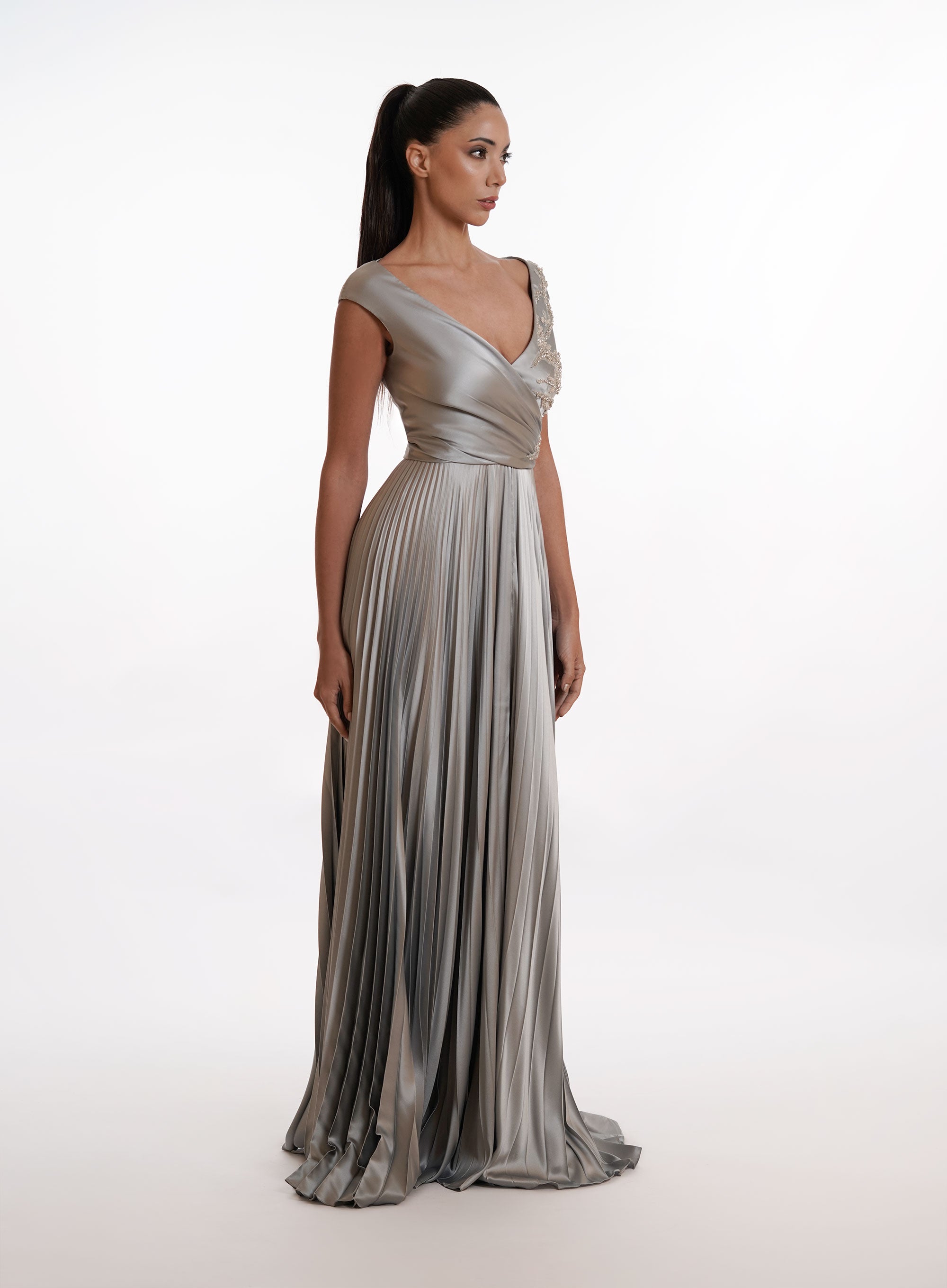 Silver Serenity Dress