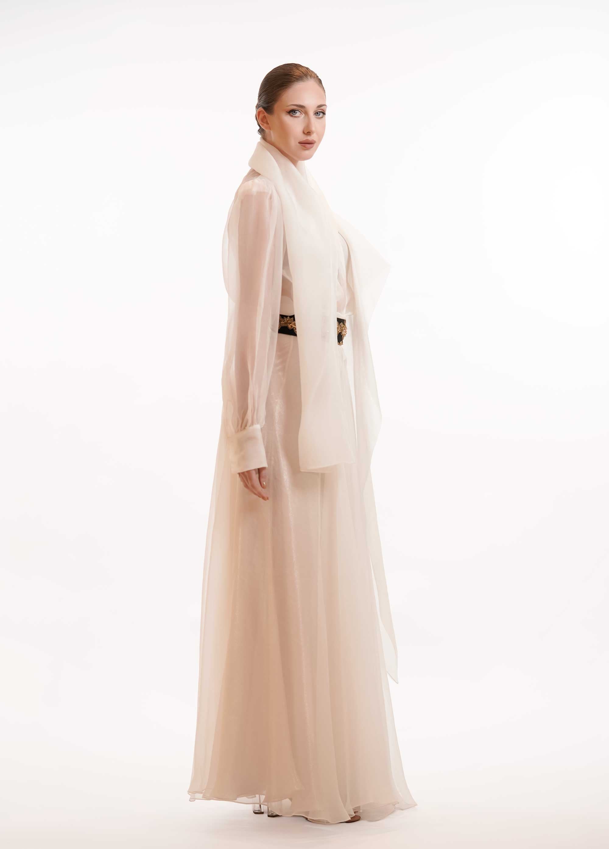 White Organza Dress