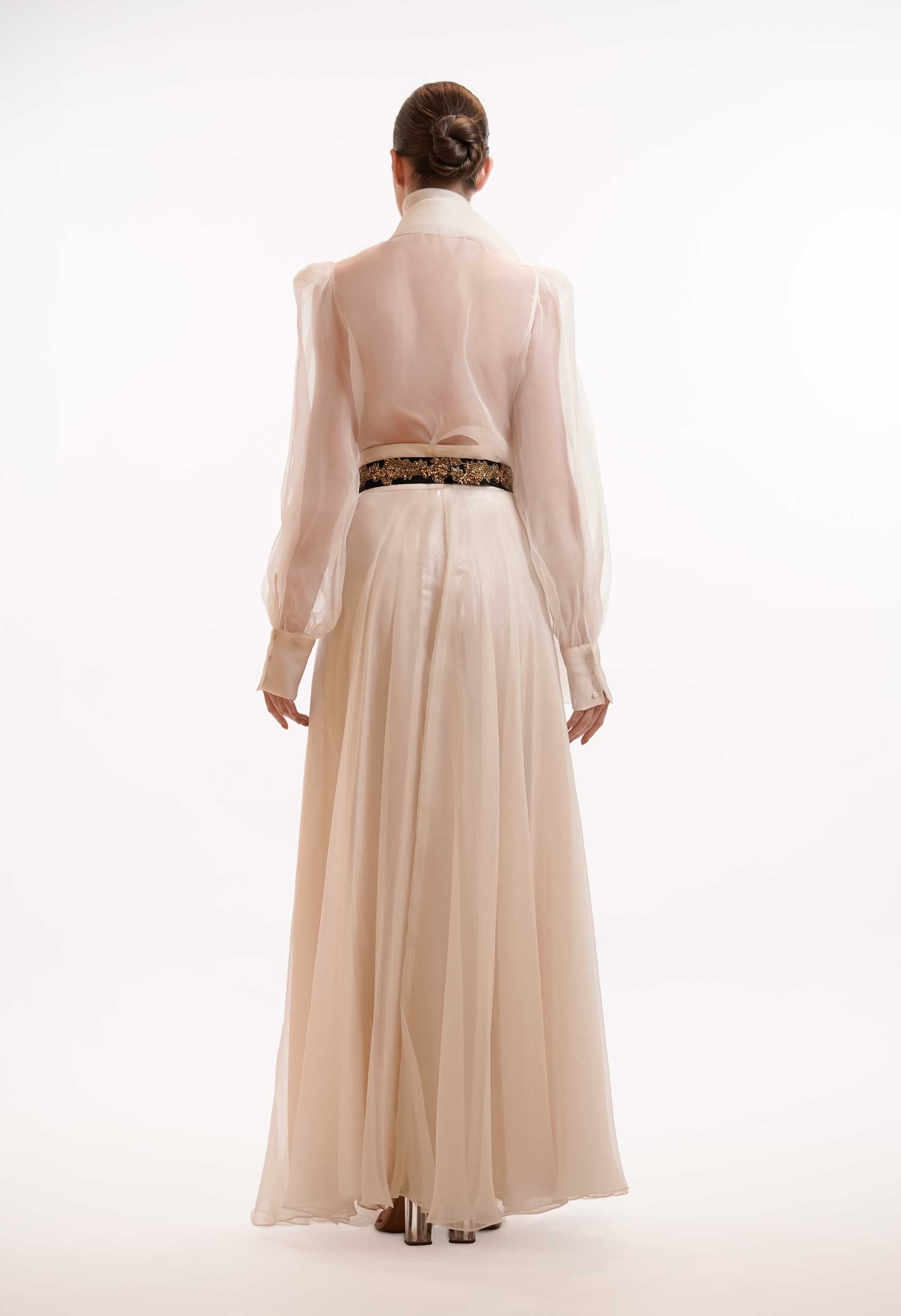 White Organza Dress