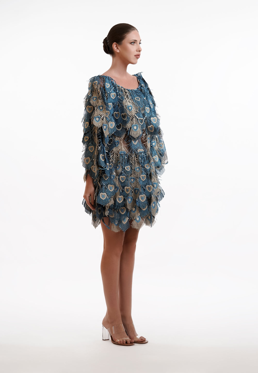 Azure Plumage Dress