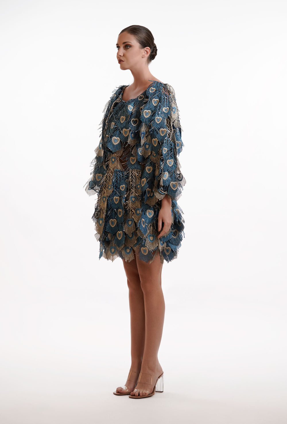Azure Plumage Dress