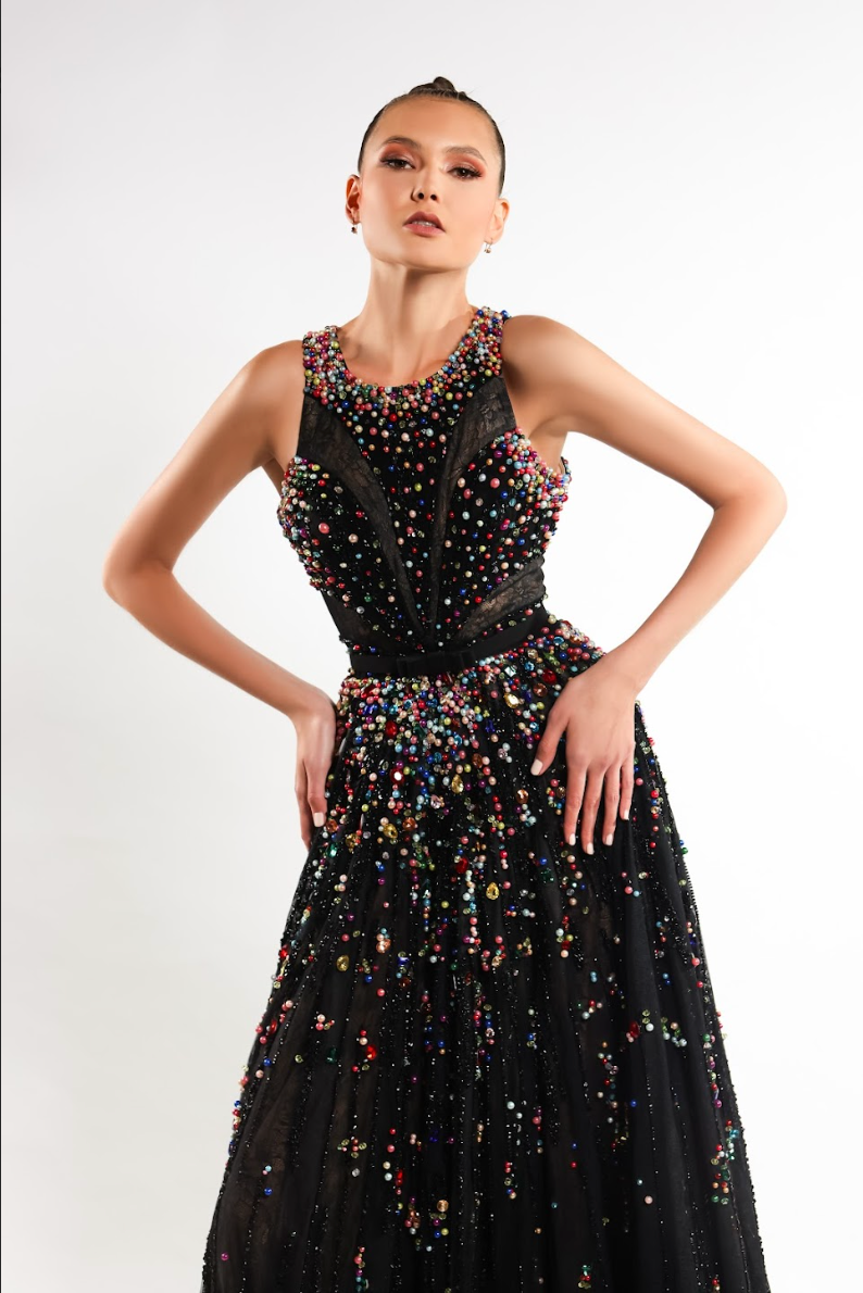Celestial Radiance Gown | Sequin Gown