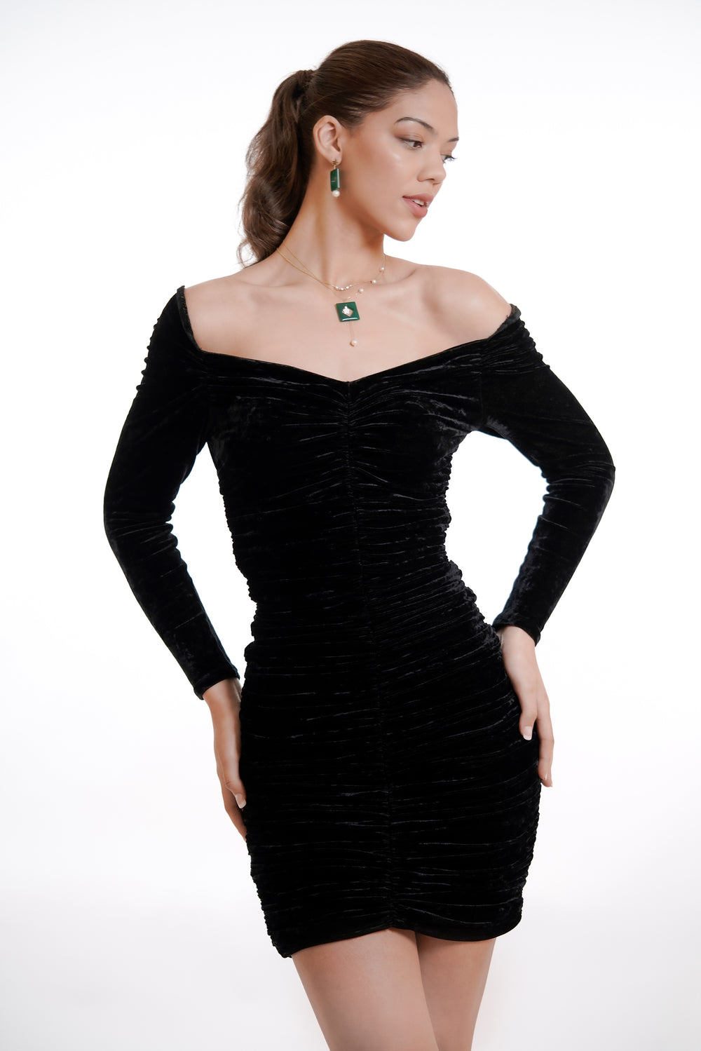 Midnight Velvet Dress