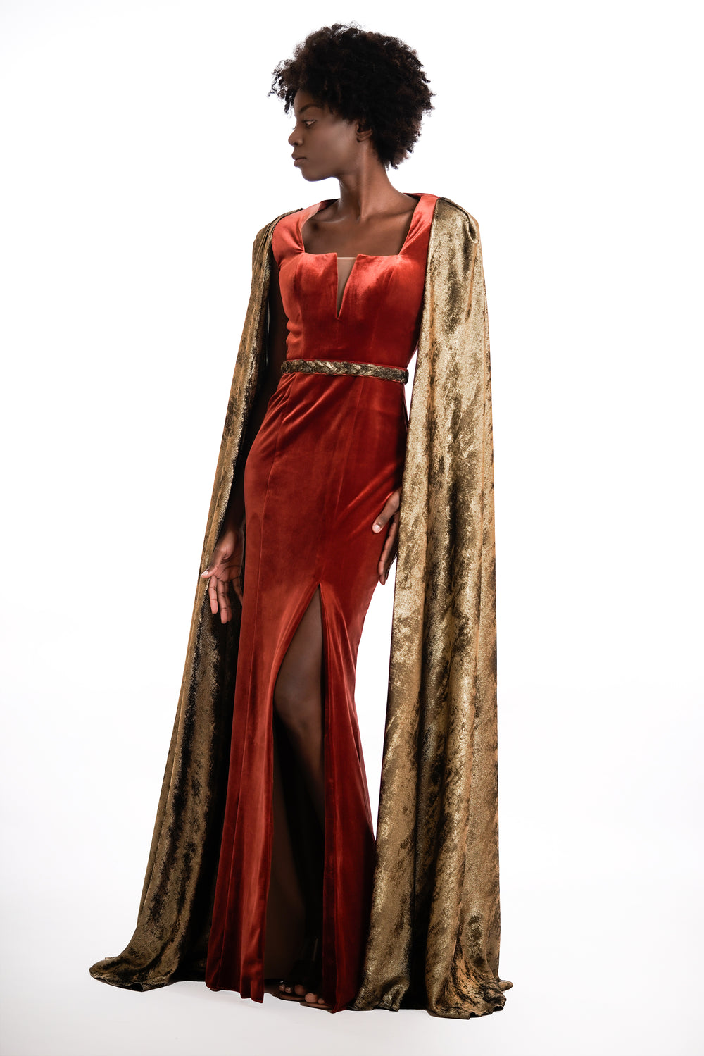Crimson Harmony Dress