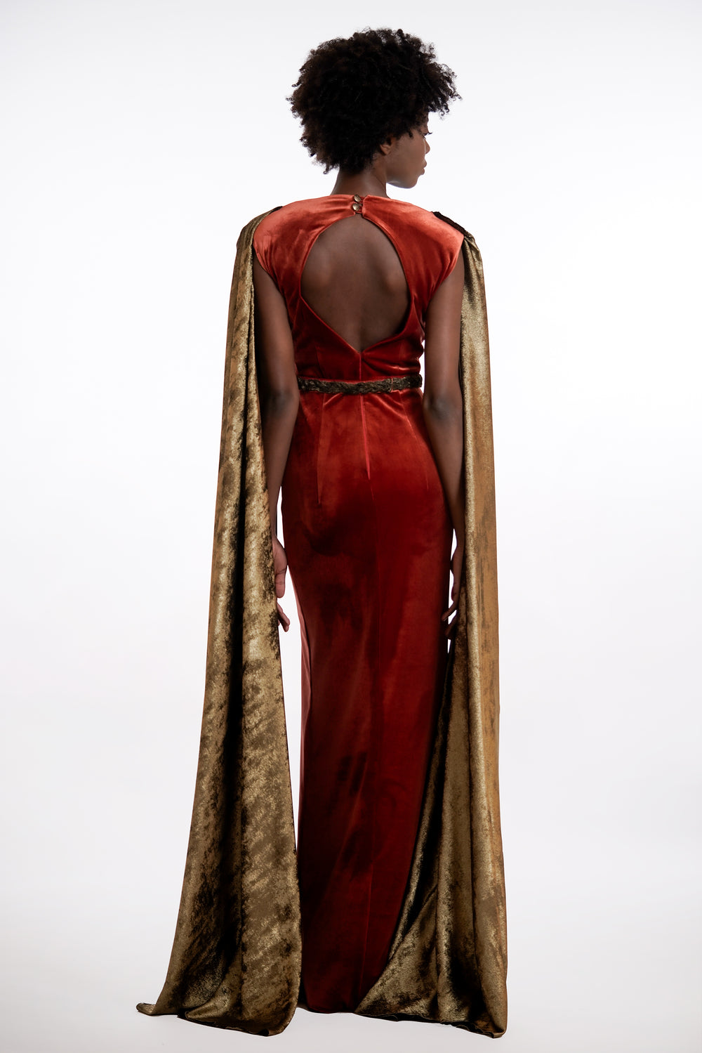 Crimson Harmony Dress