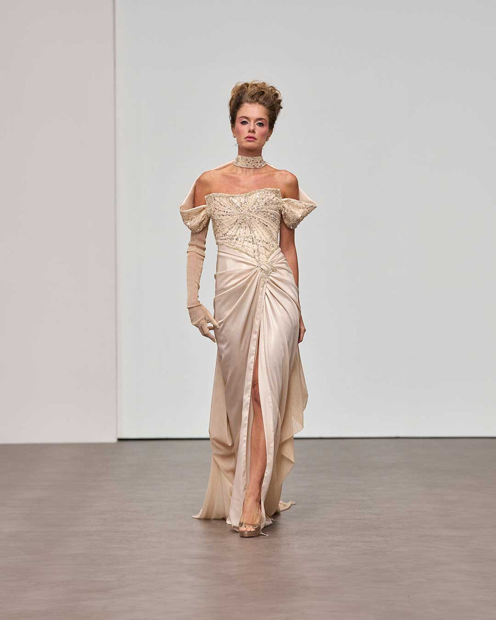 Champagne Radiance Dress