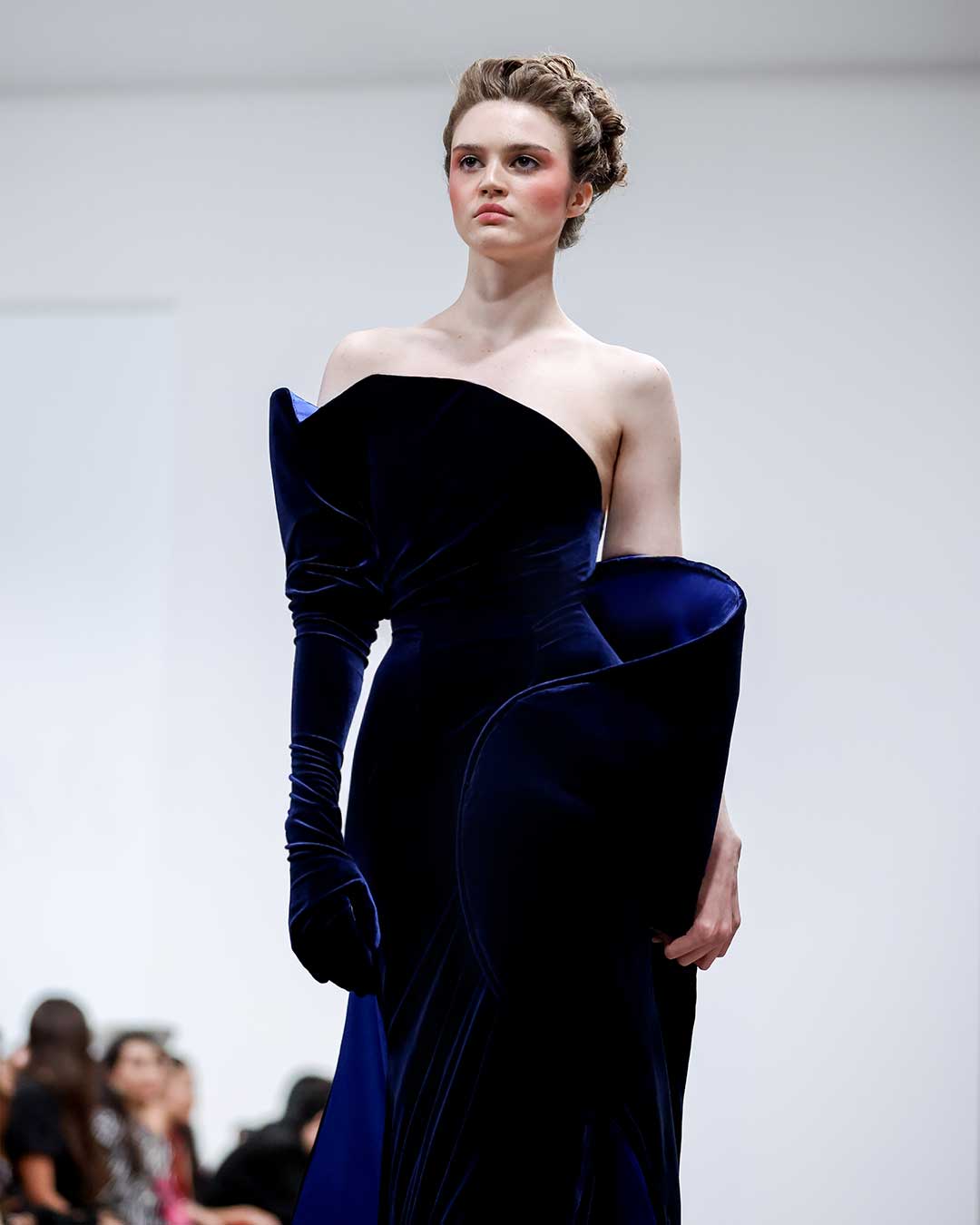 Midnight Blue Velvet Mermaid Gown Dress Designers & Us Midnight Blue Velvet Mermaid Gown Dress Designers & Us