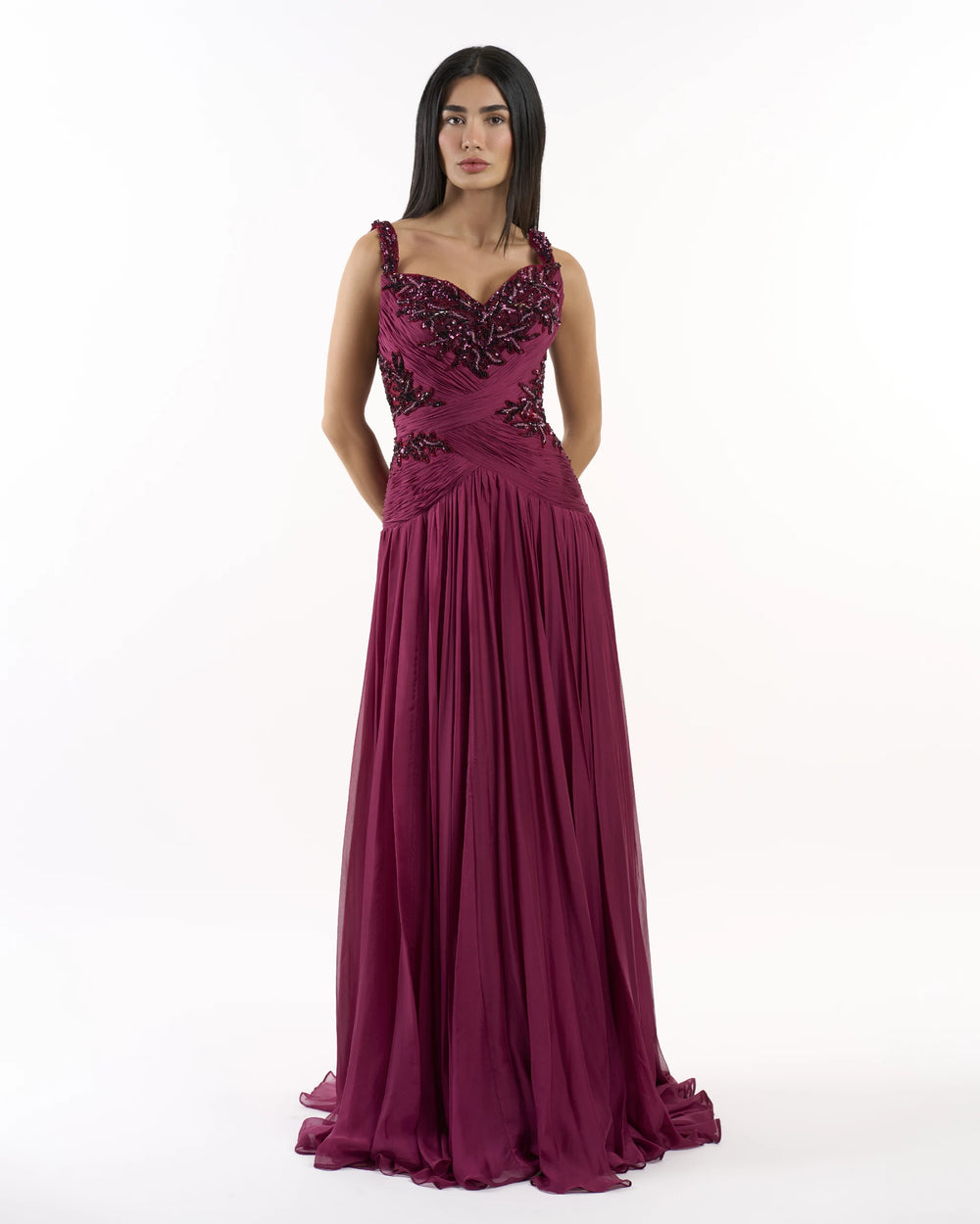 Wine Crimson Enchantress Dress