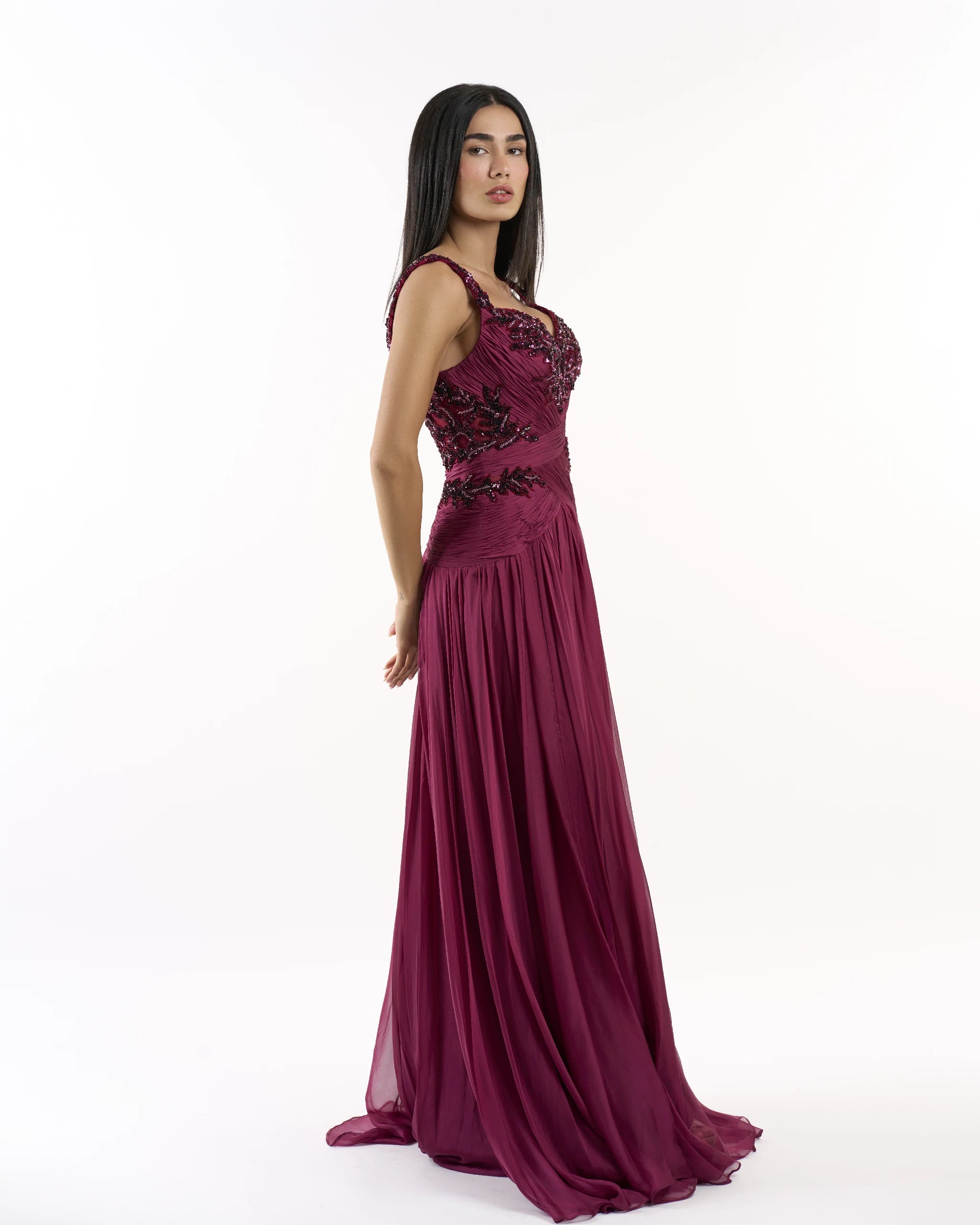 Wine Crimson Enchantress Dress