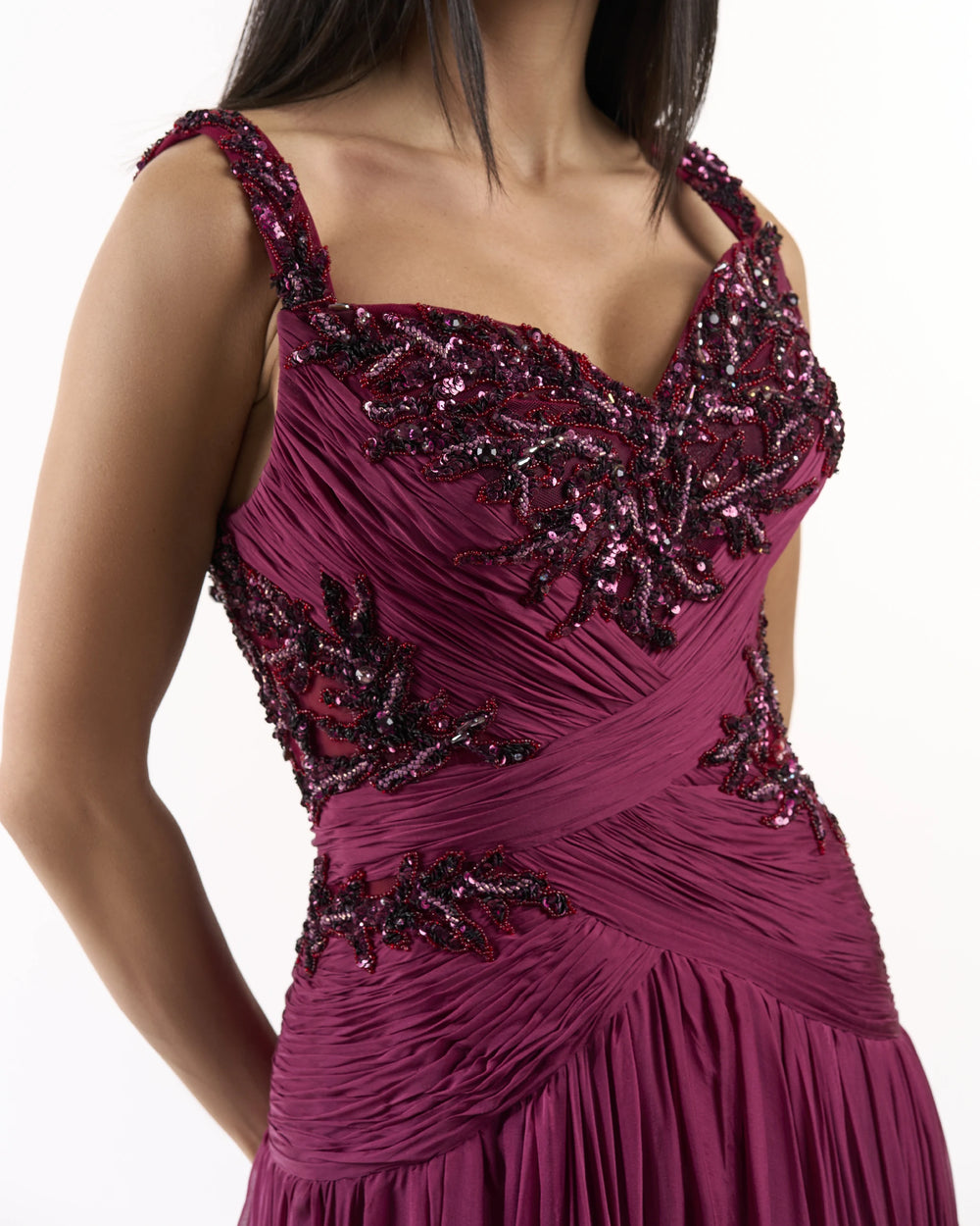 Wine Crimson Enchantress Dress