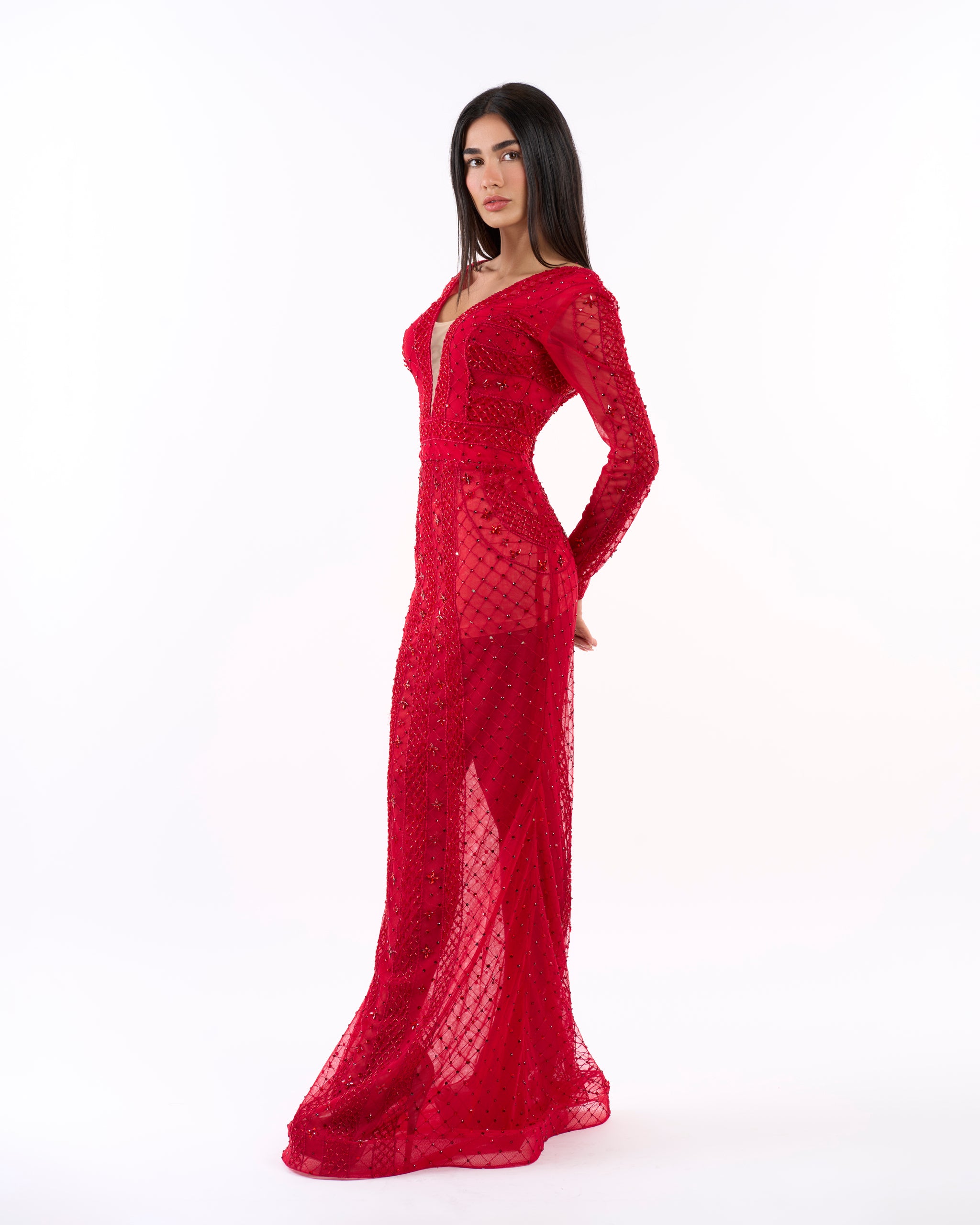 Red Flame Elegance Dress