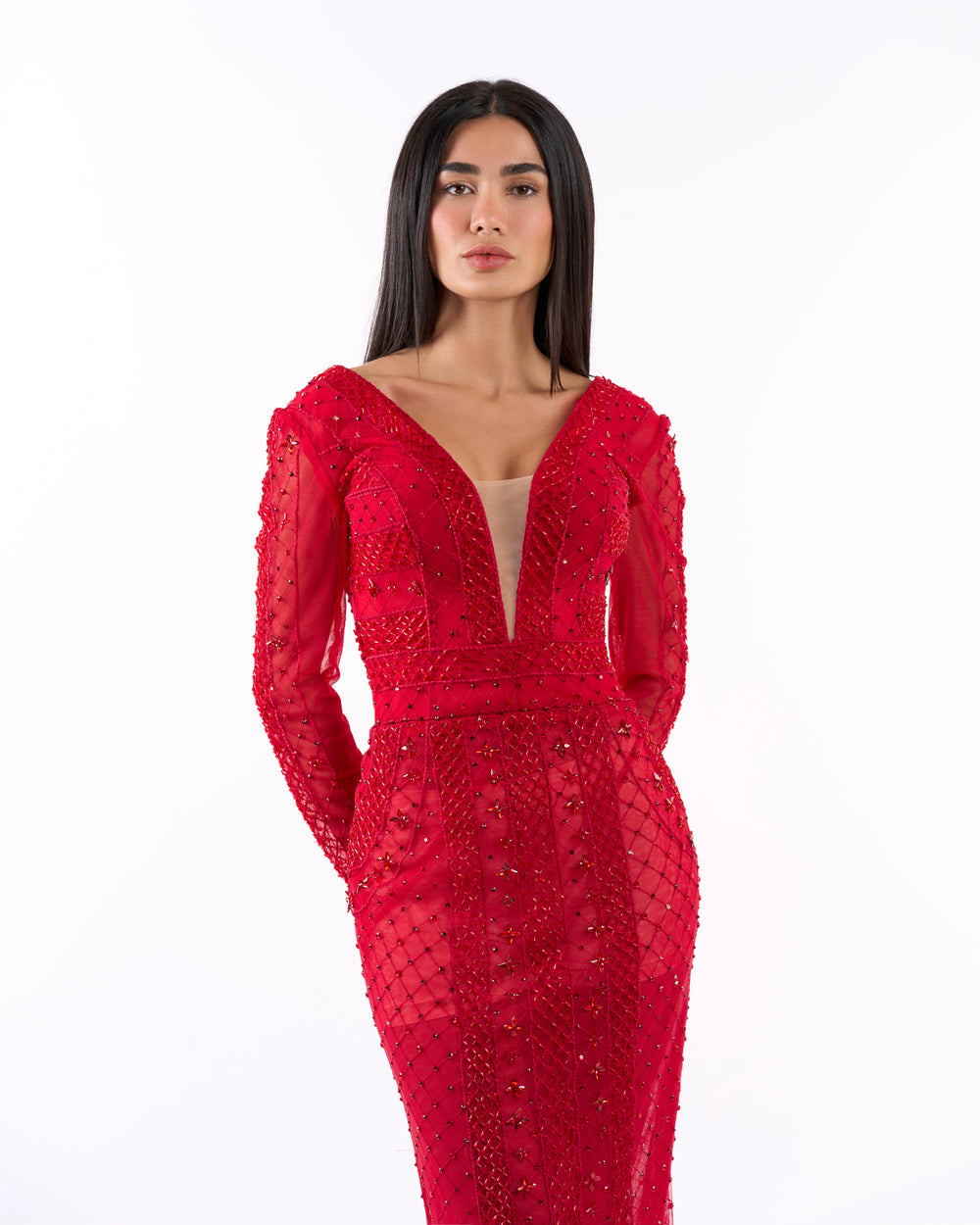 Red Flame Elegance Dress
