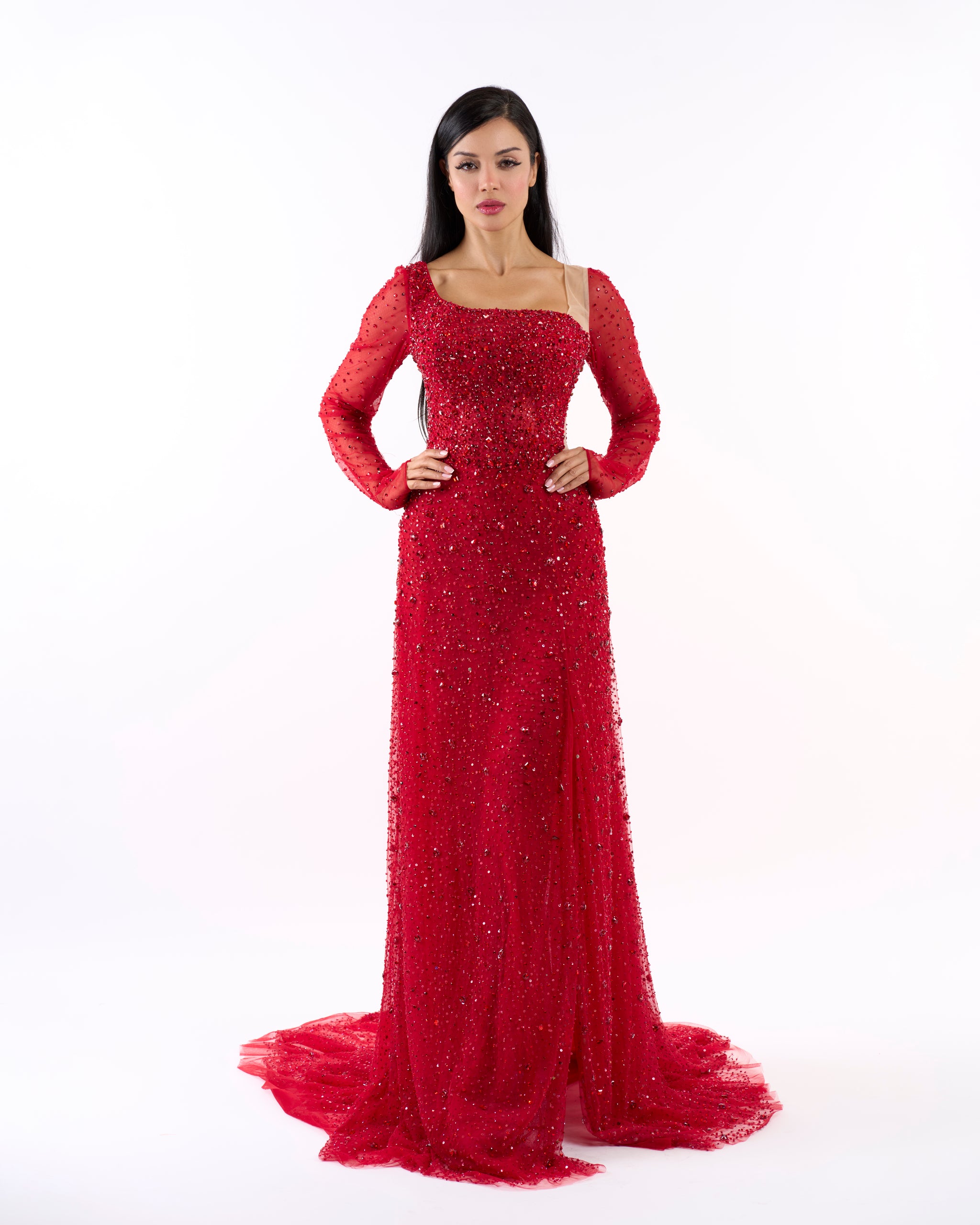 Scarlet Galaxy Dress