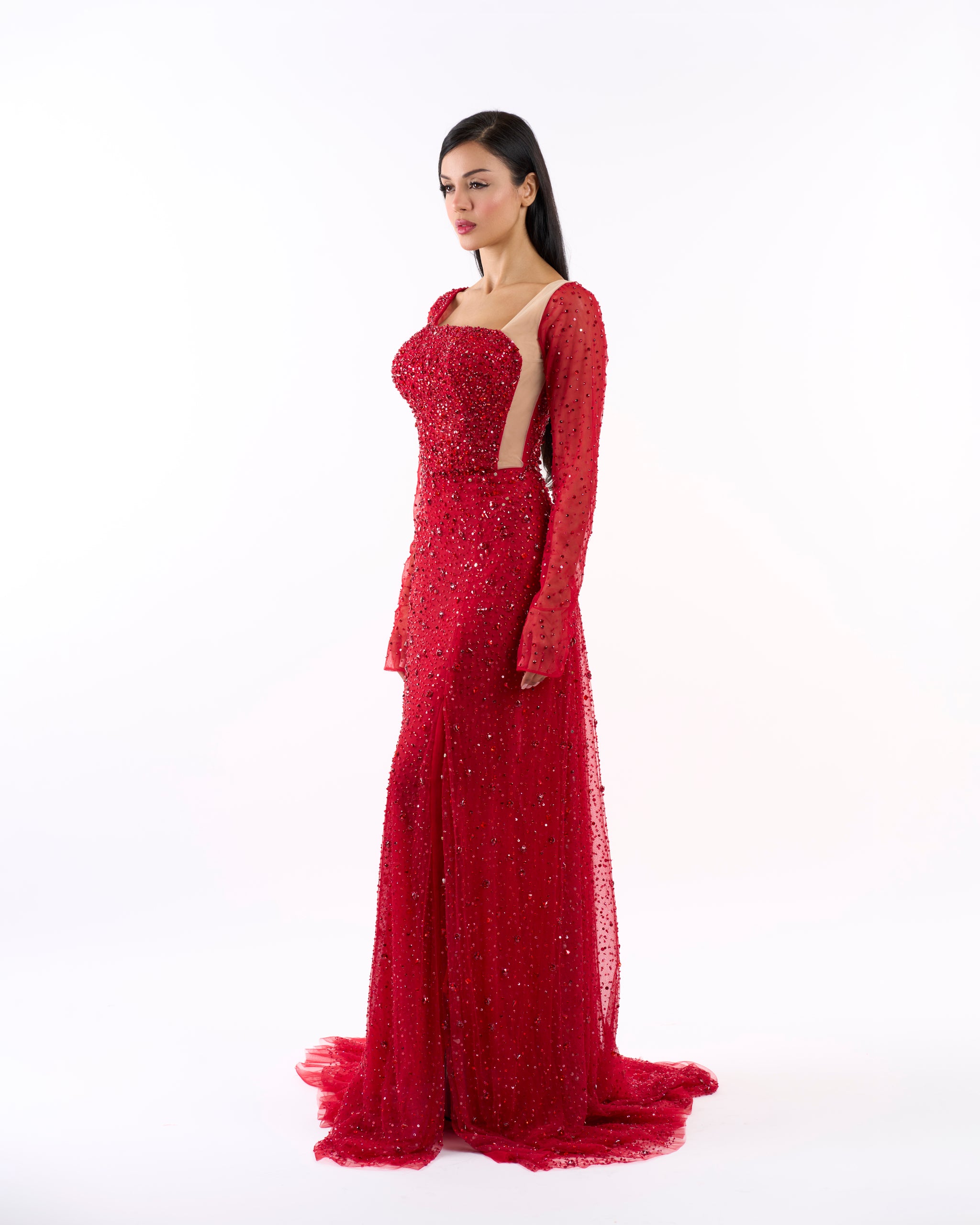 Scarlet Galaxy Dress