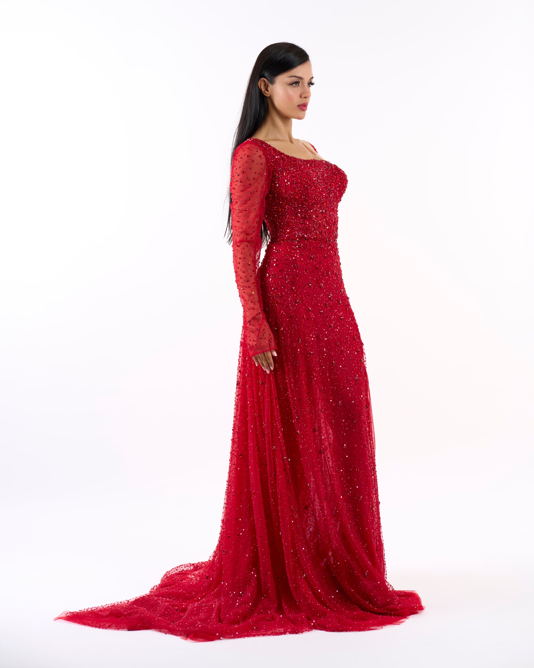 Scarlet Galaxy Dress