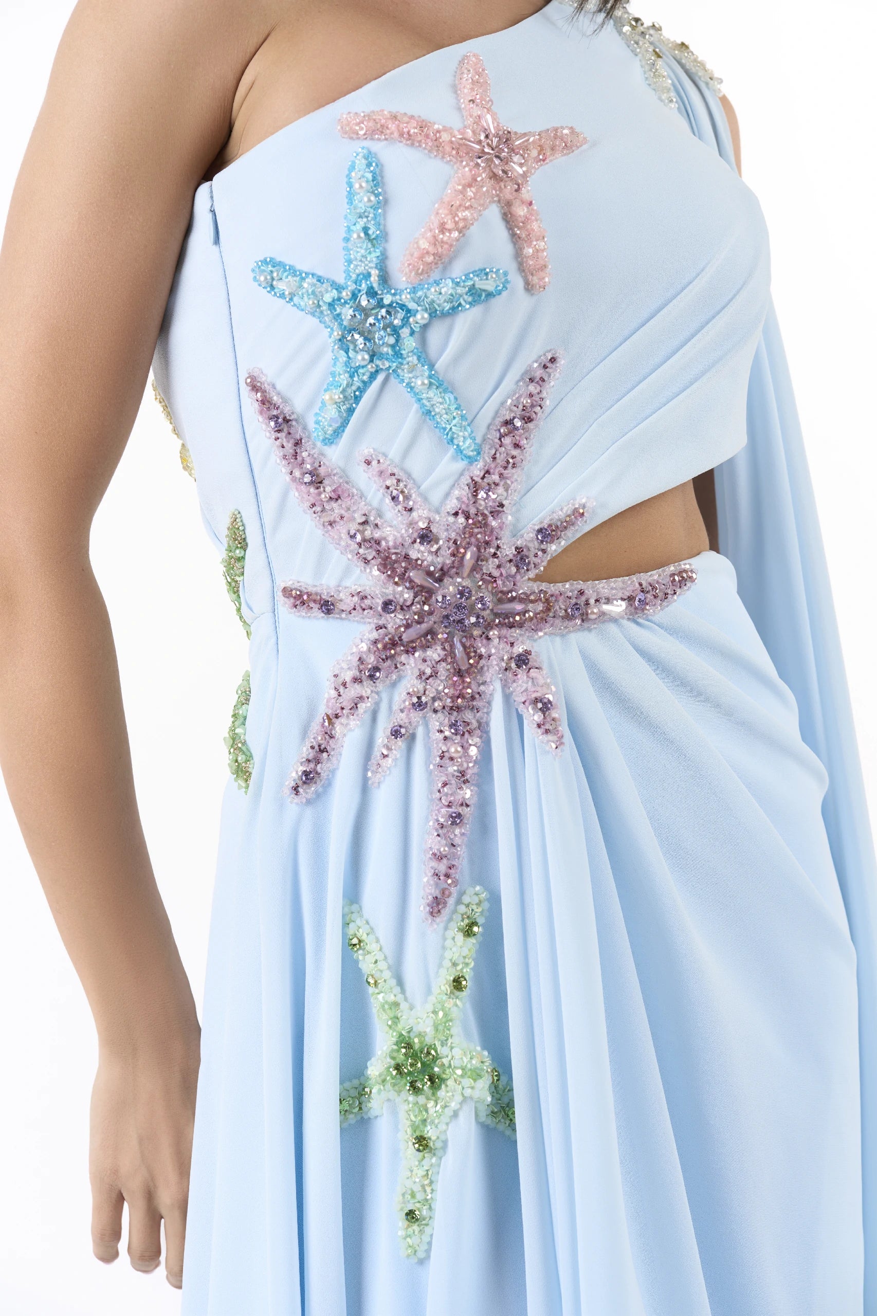 Sky Blue Starfish Siren Dress