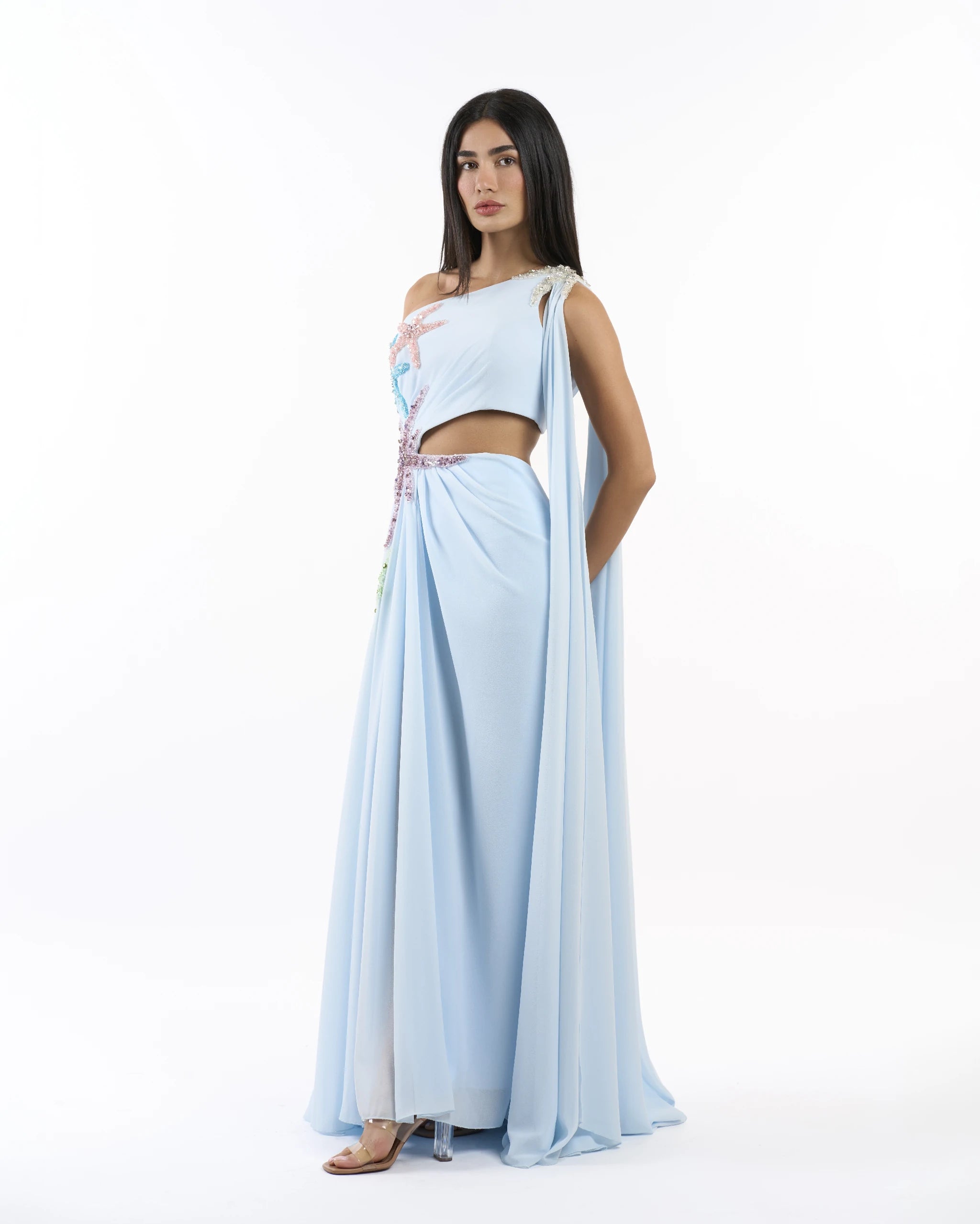 Sky Blue Starfish Siren Dress