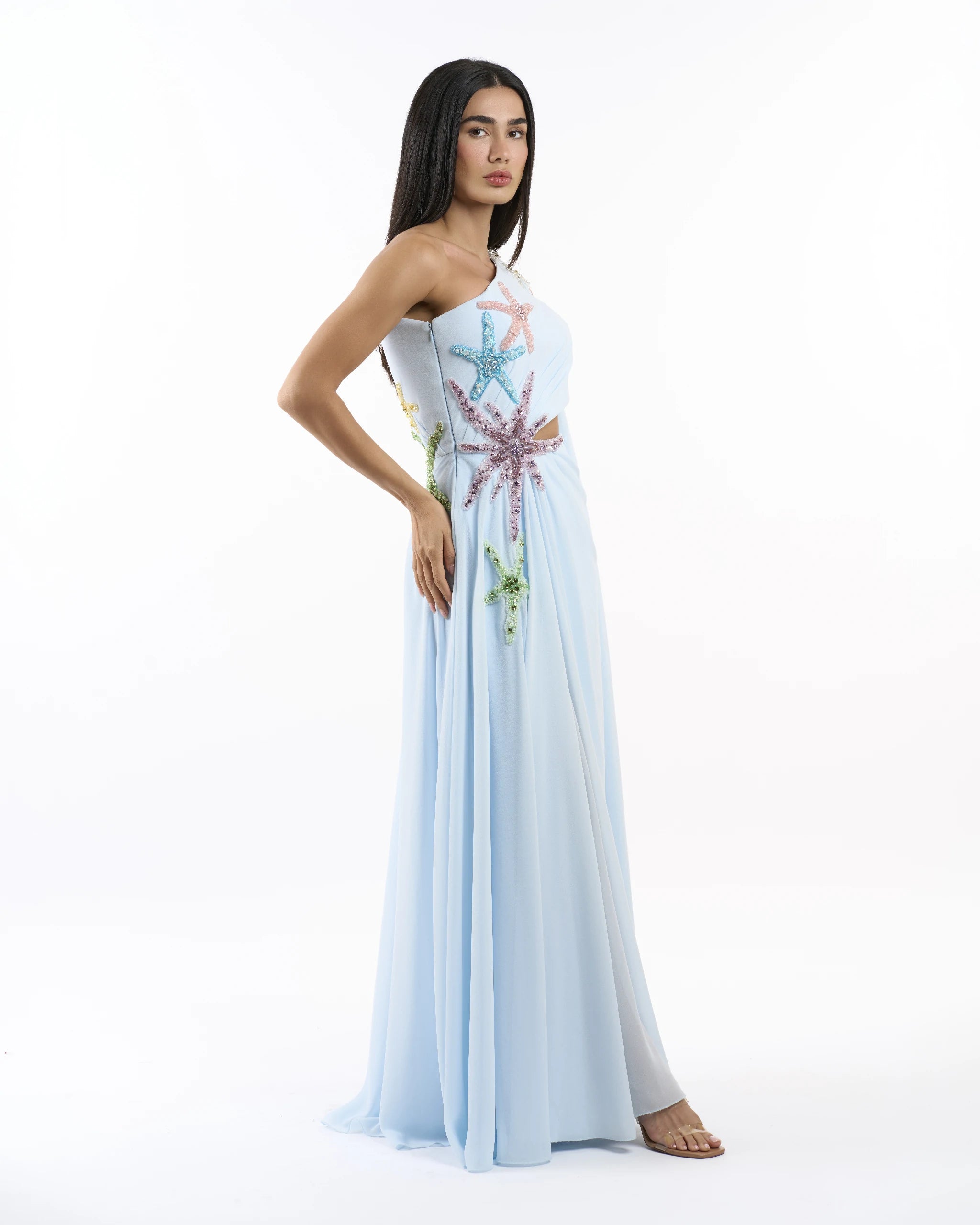 Sky Blue Starfish Siren Dress