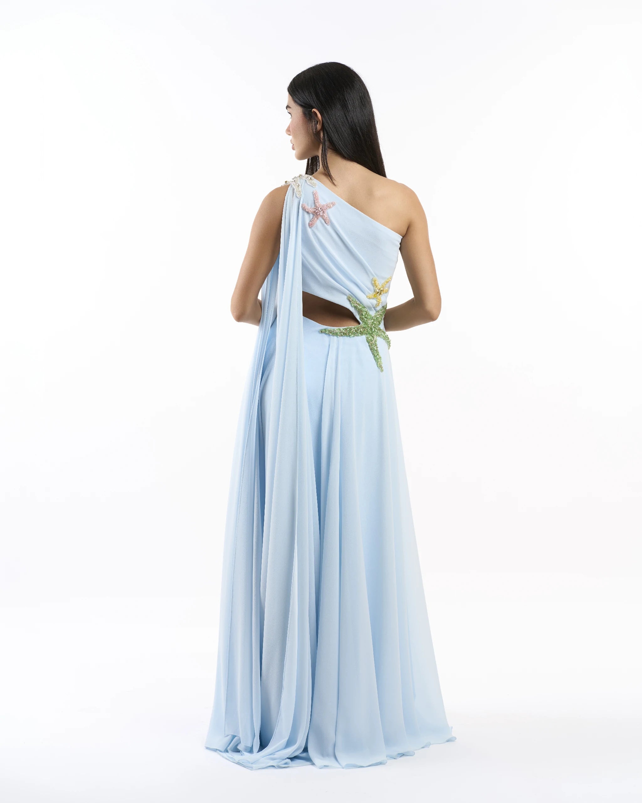 Sky Blue Starfish Siren Dress