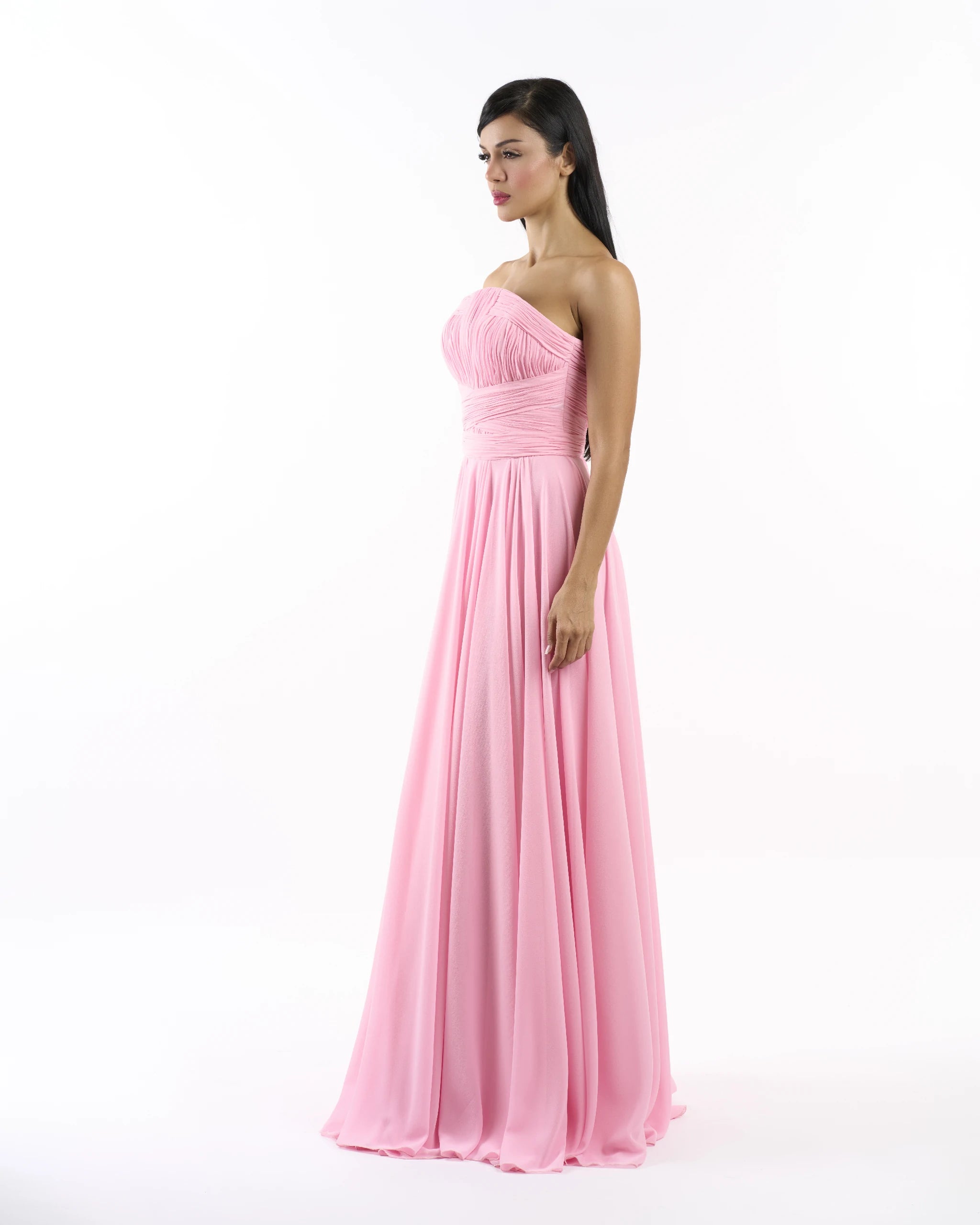 Blush Whisper Strapless Dress