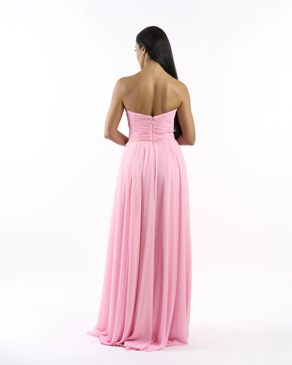 Blush Whisper Strapless Dress