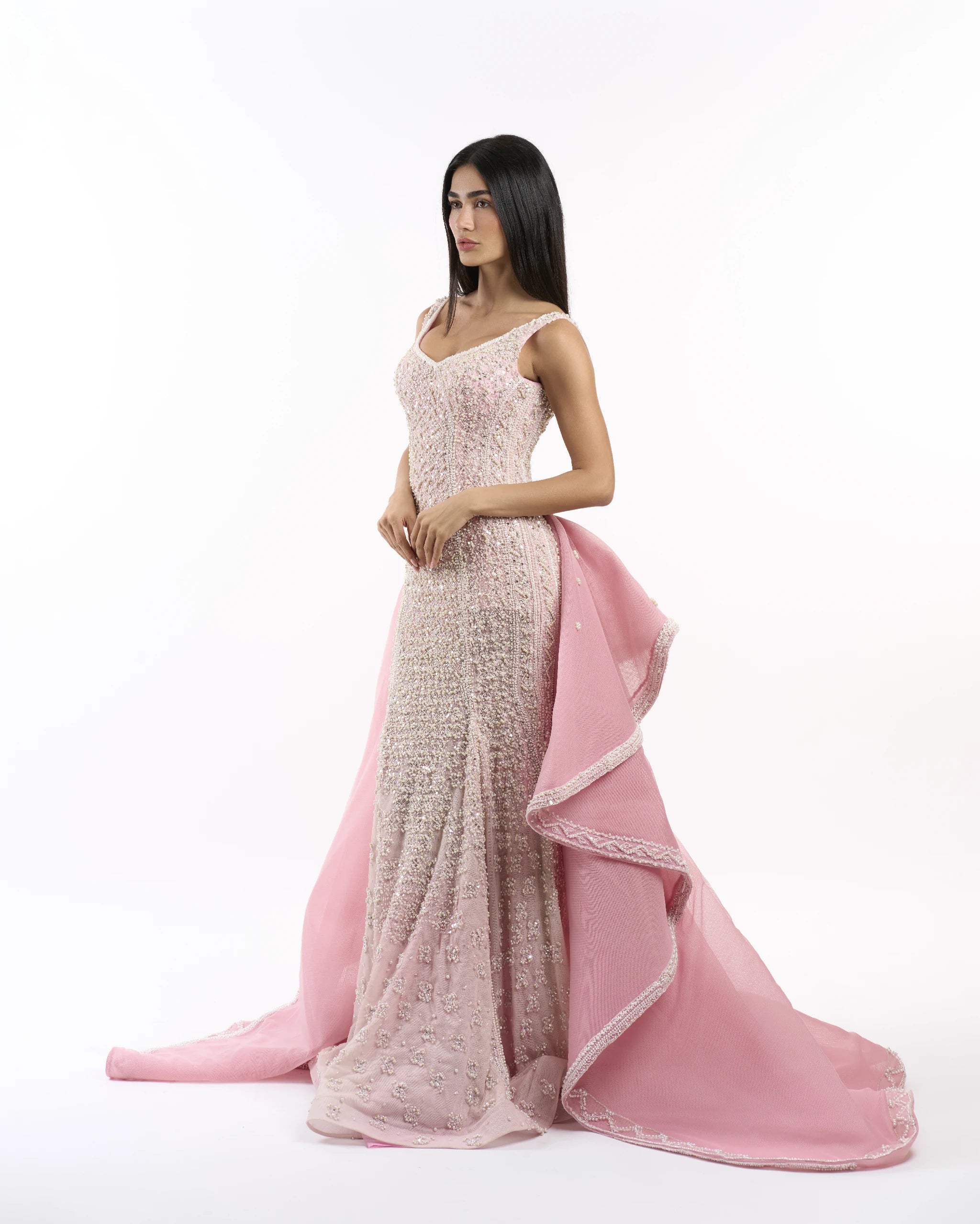 Blush Crystal Royale Dress