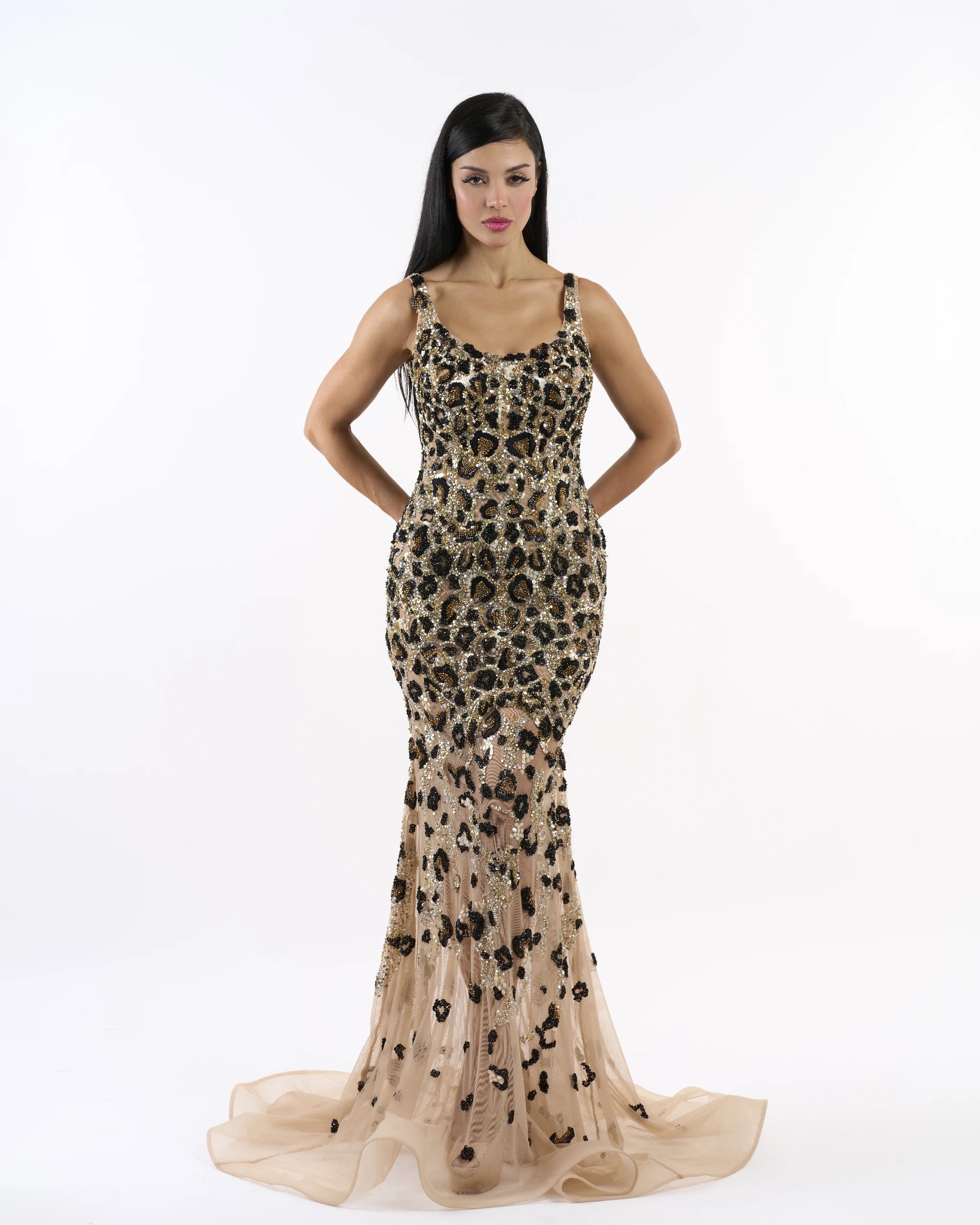 Nude Wild Jewel Dress