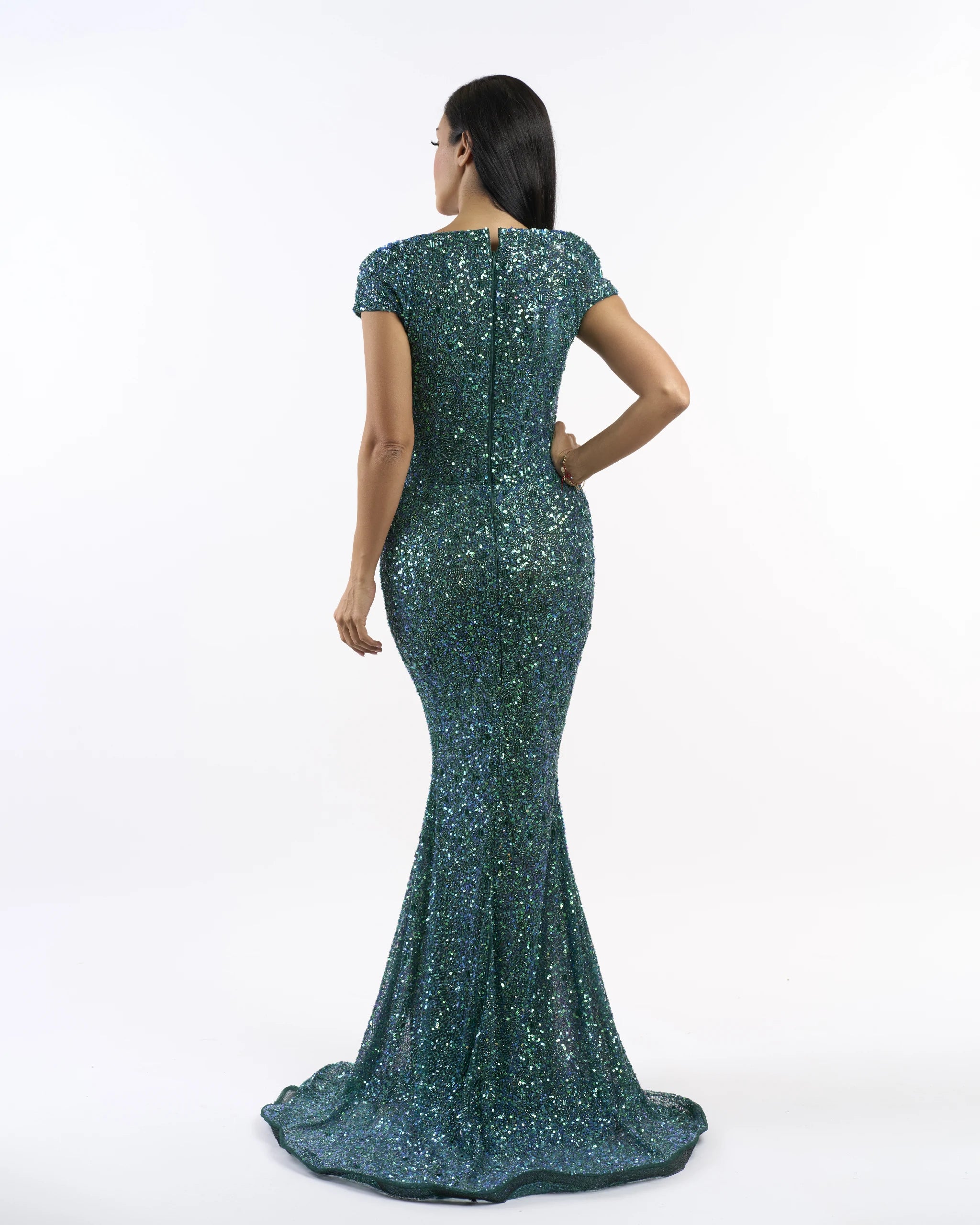 Emerald Stardust Siren Dress