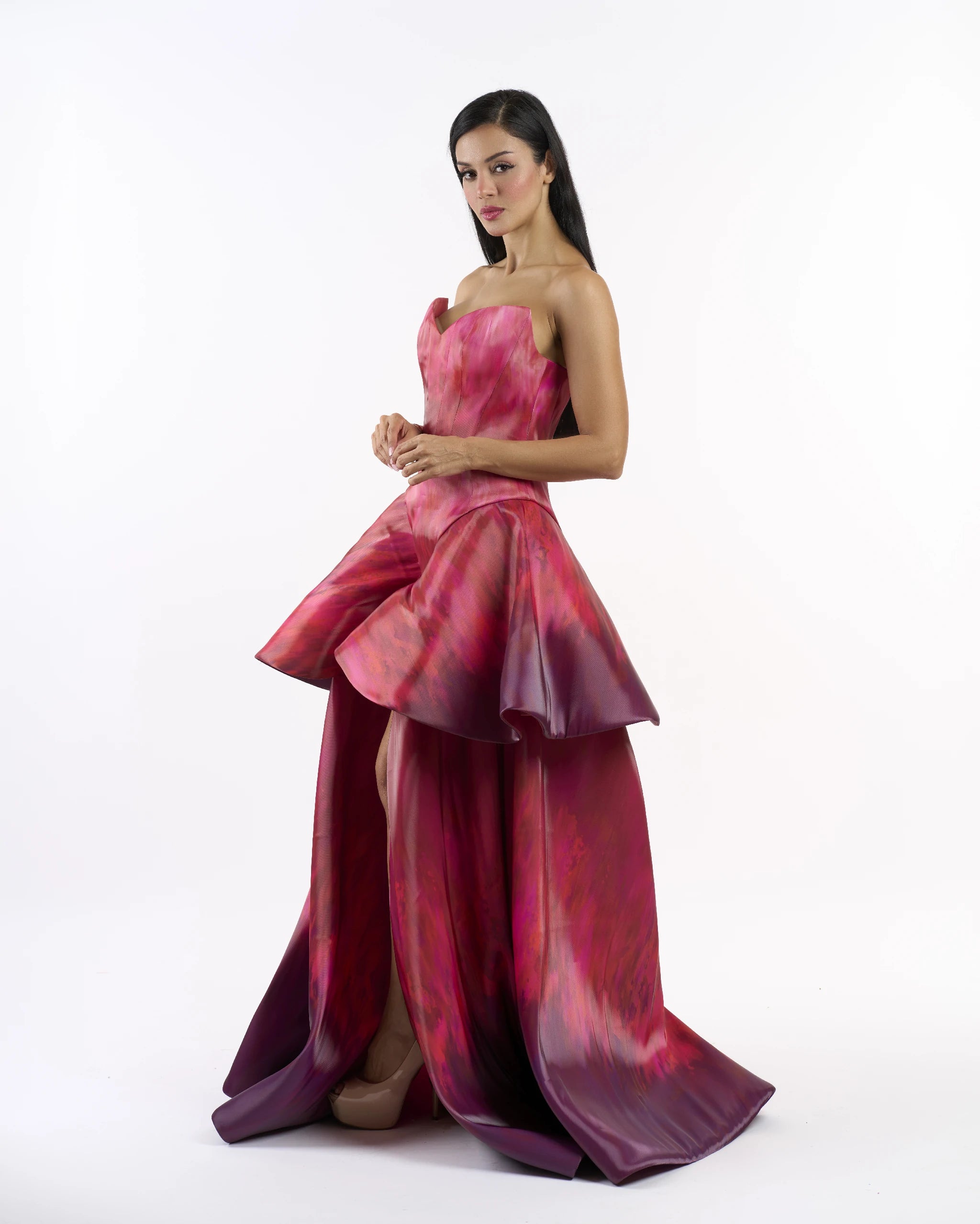 Pink Sunset Bloom Dress