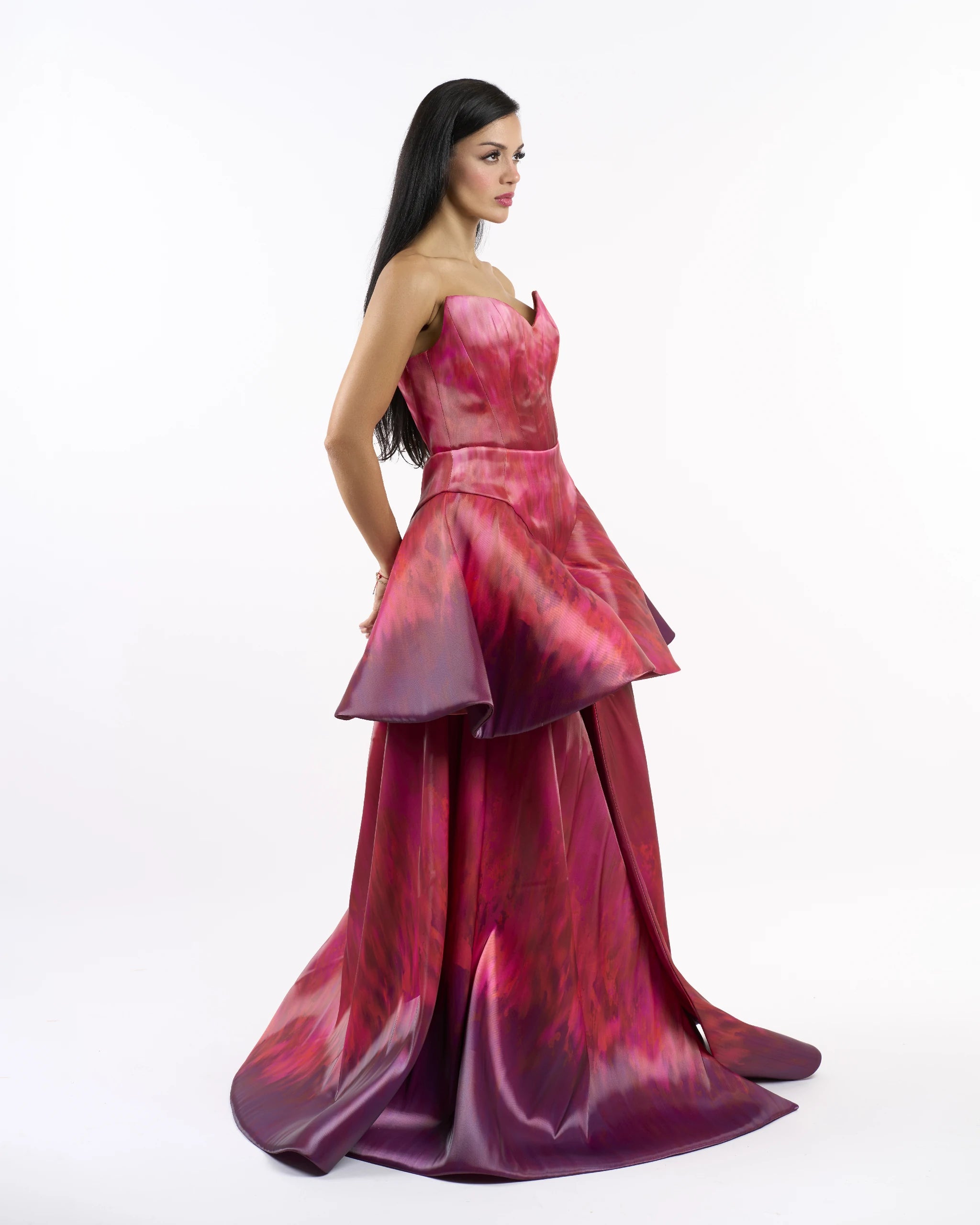 Pink Sunset Bloom Dress