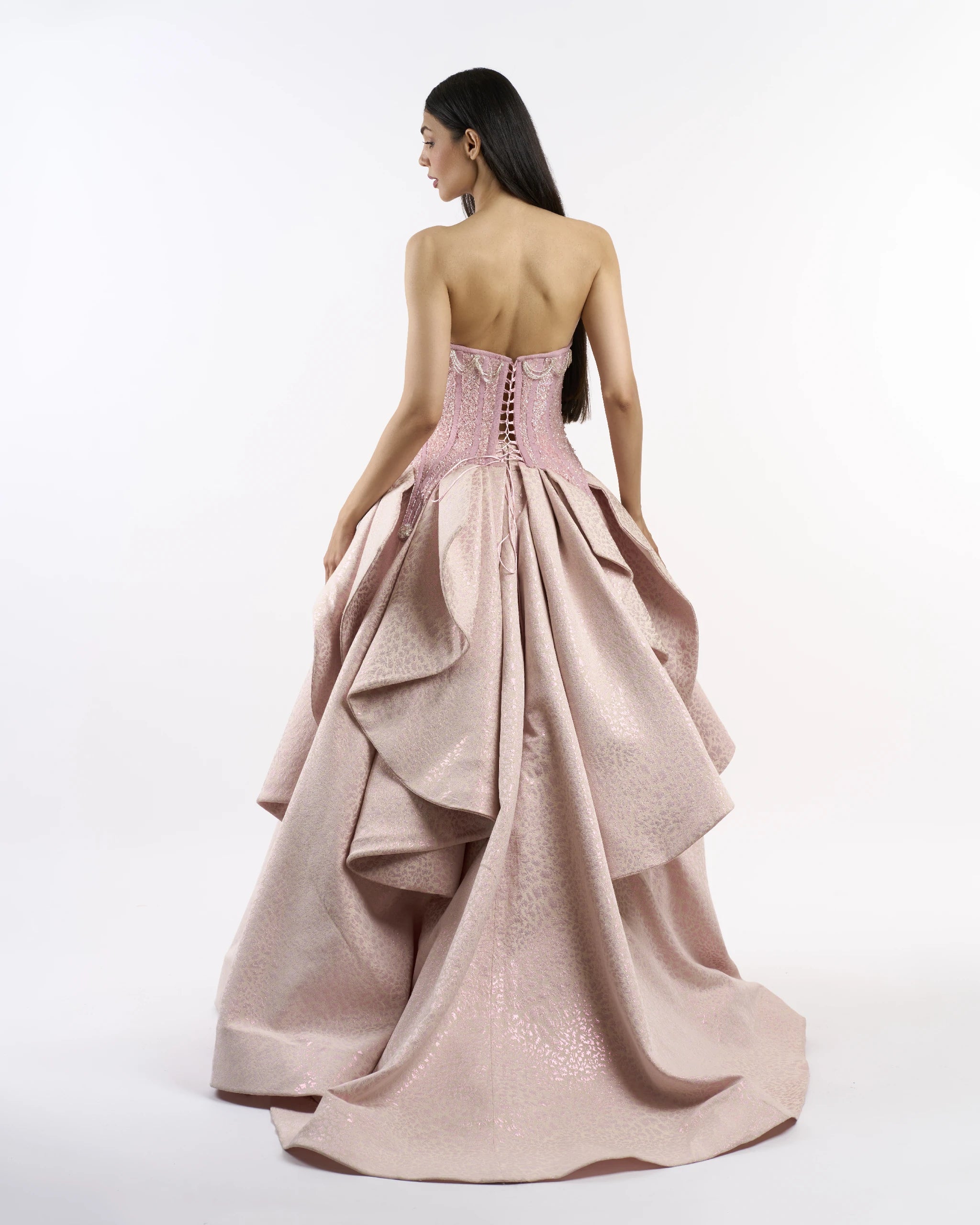 Blush Victorian Rose Dress