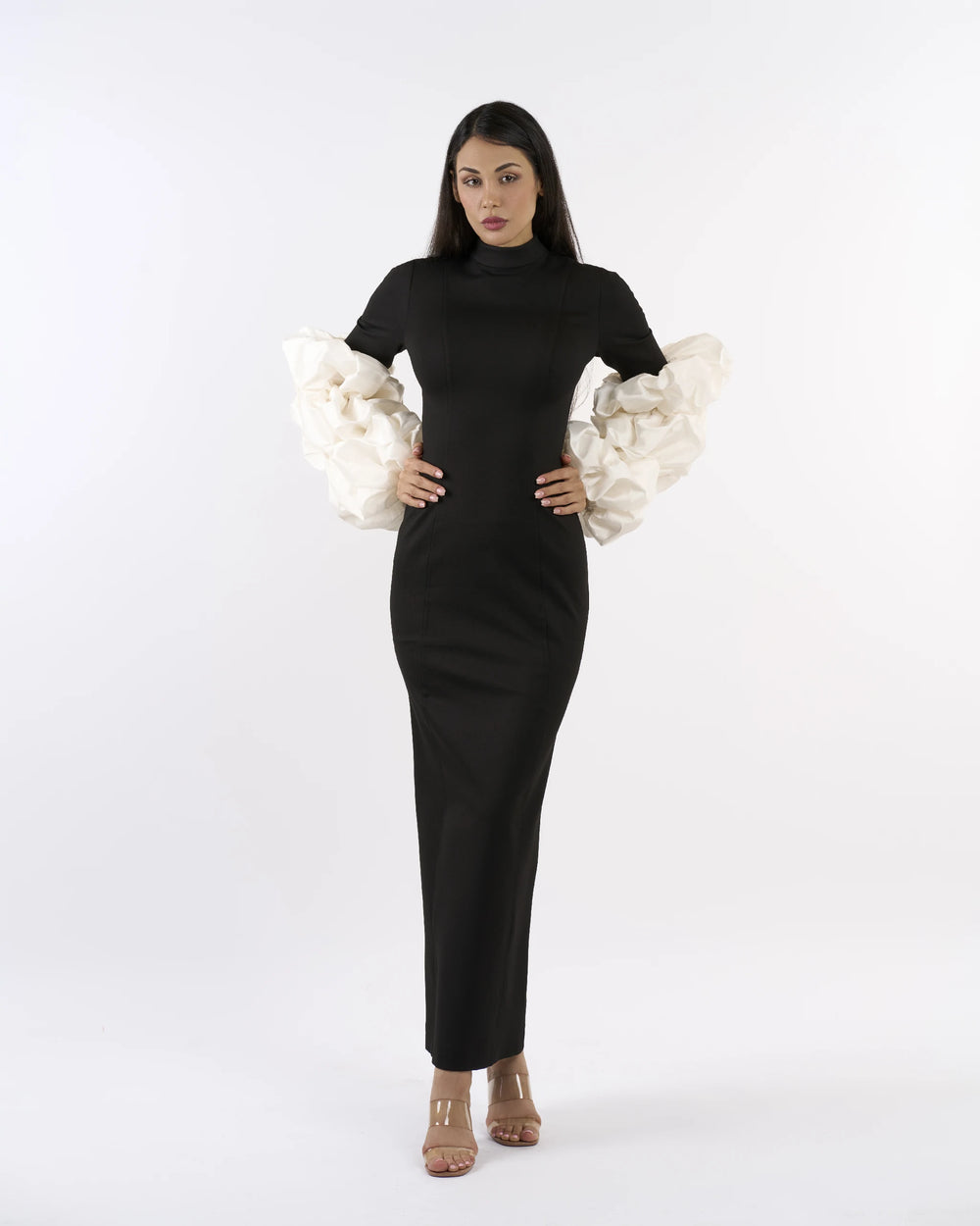 Midnight Contrast Dress